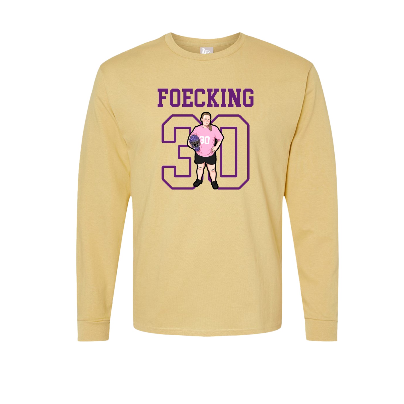 Long Sleeve Tee — Shirsey in Vegas Gold