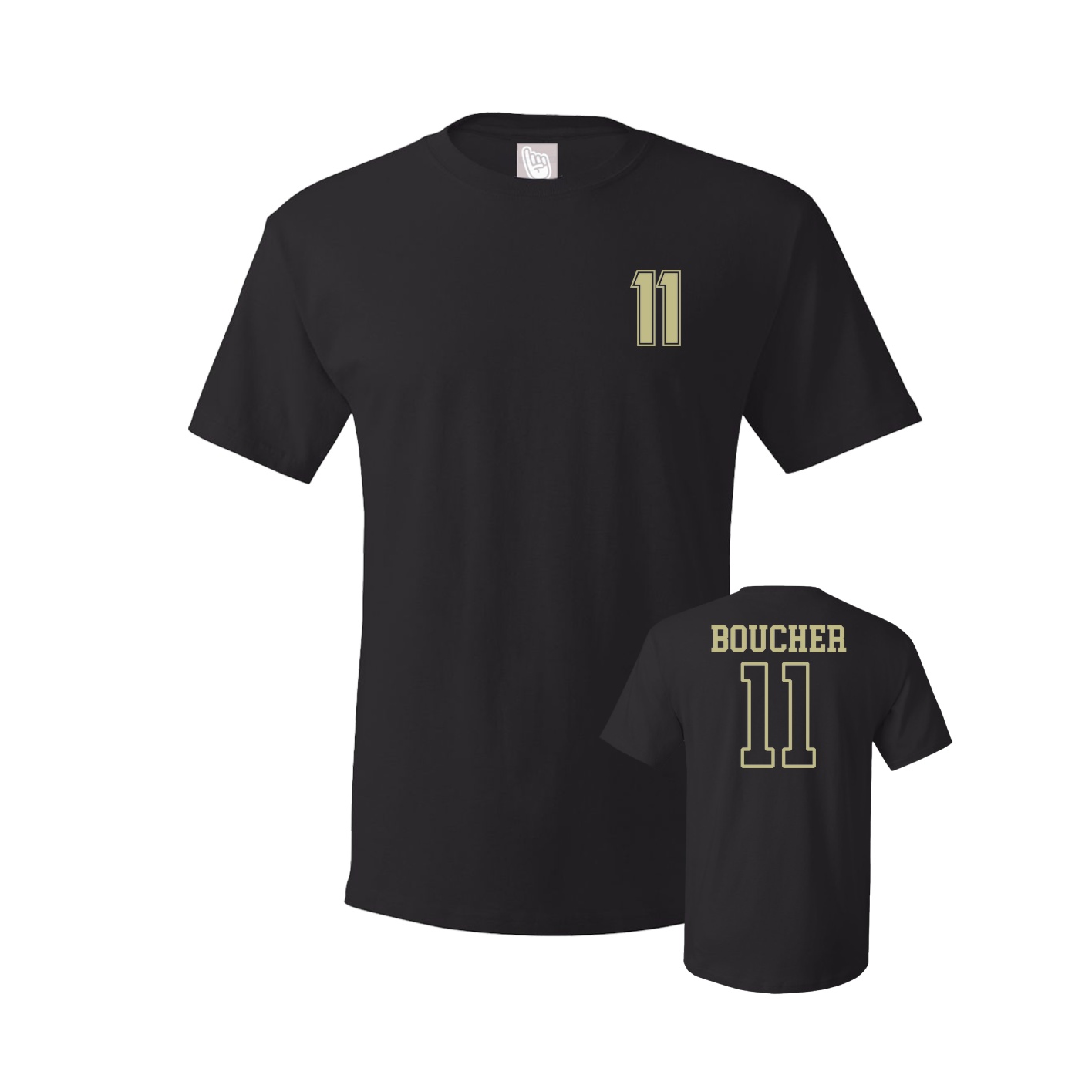 Youth Tee — Chest Back in Black