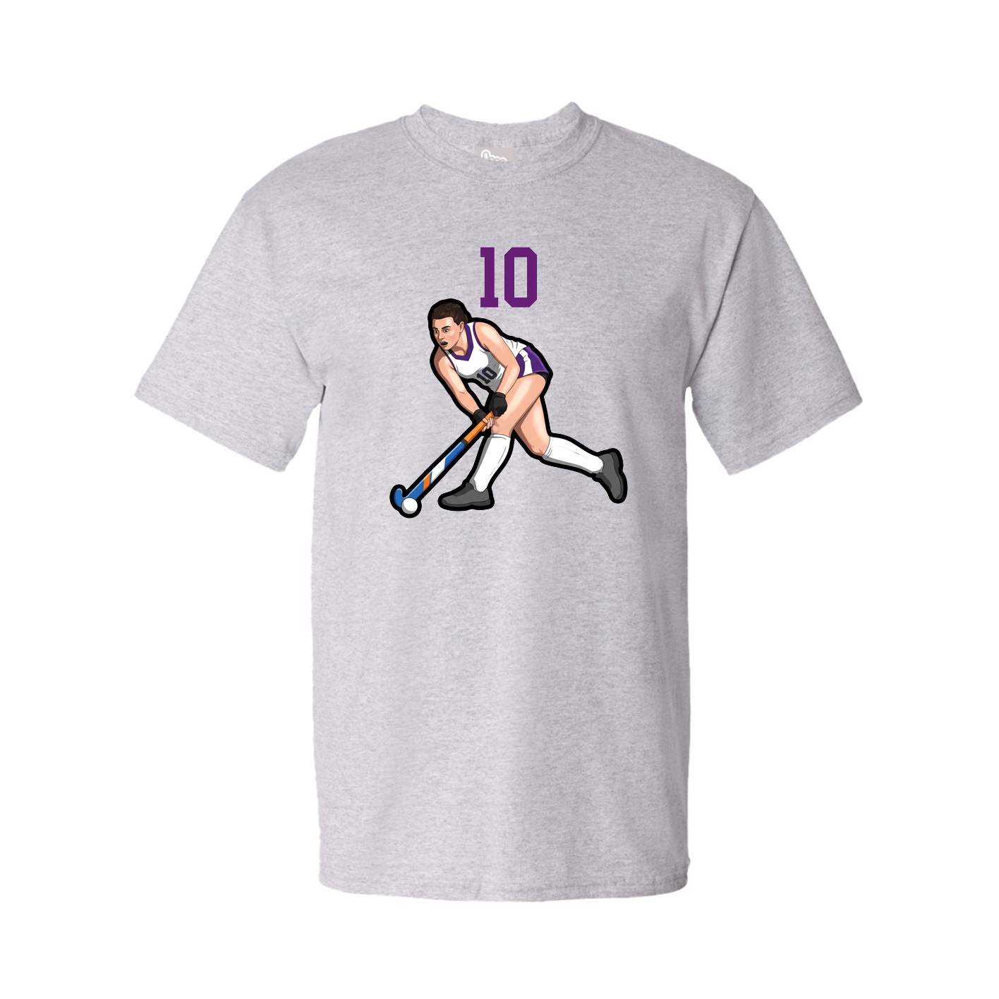 Tee — Number Top in Grey