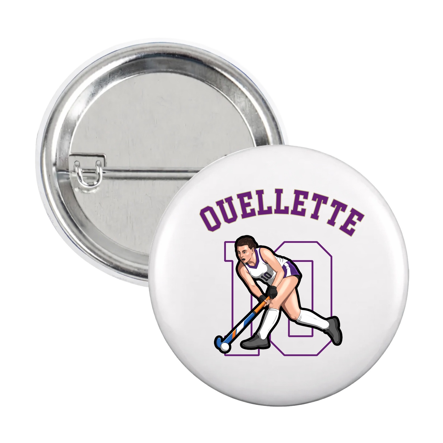 Game Day Button — Shirsey Arch in White