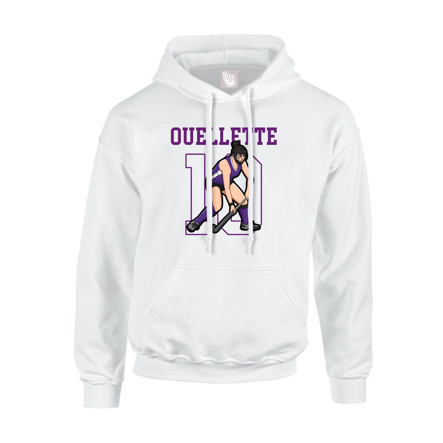 Hoodie — Shirsey in White