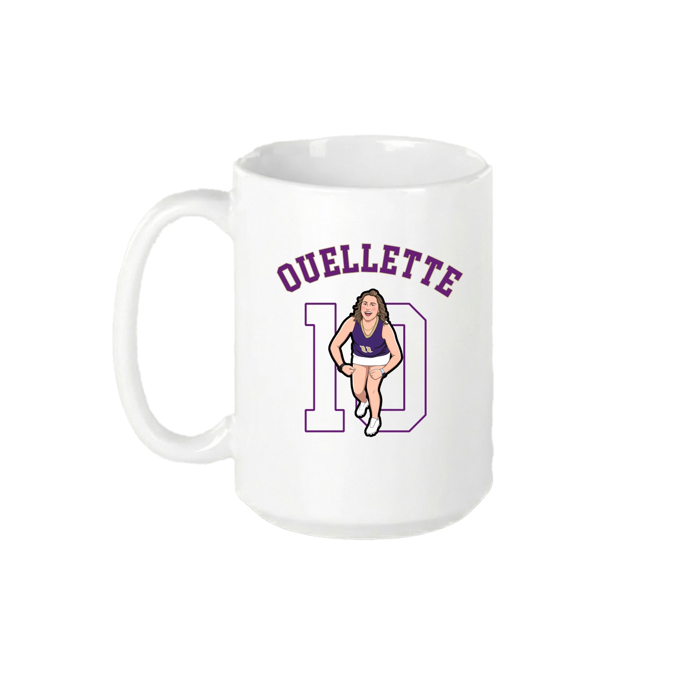 15oz Coffee Mug — Shirsey Arch in White