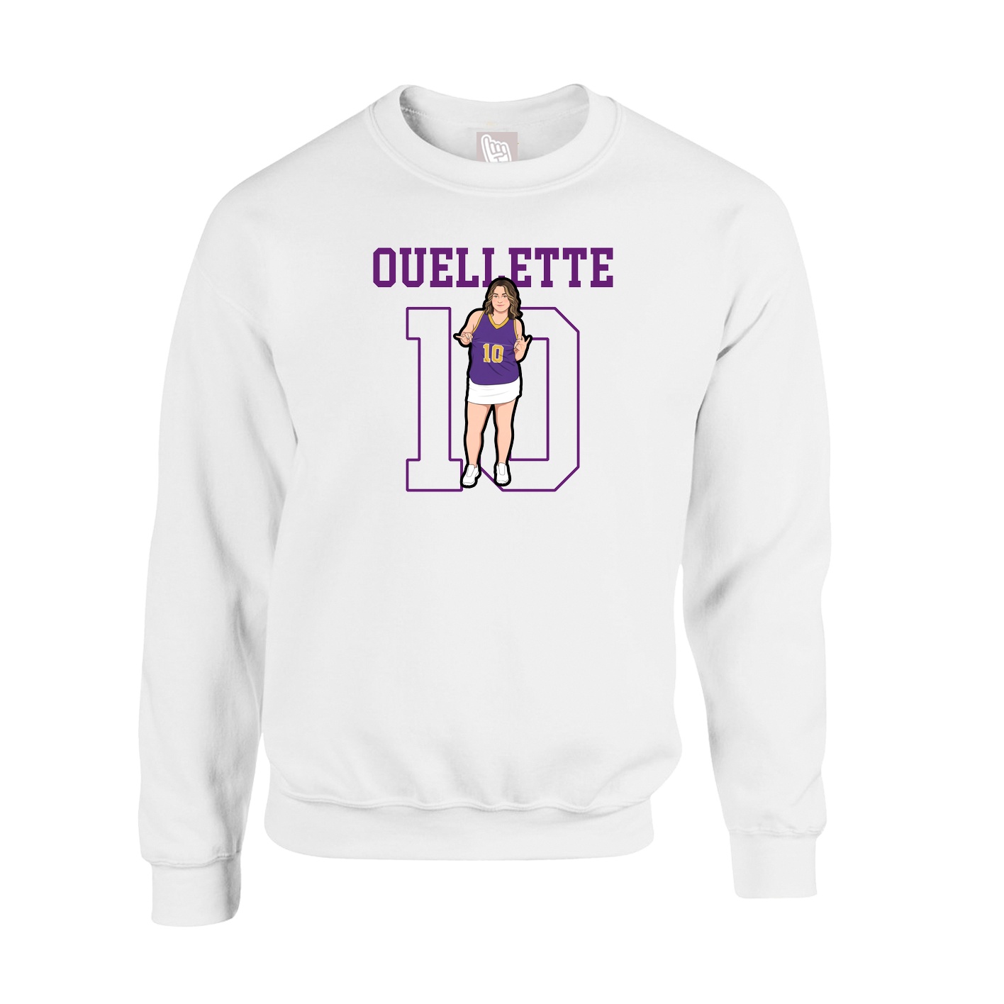 Fleece Crew — Shirsey in White