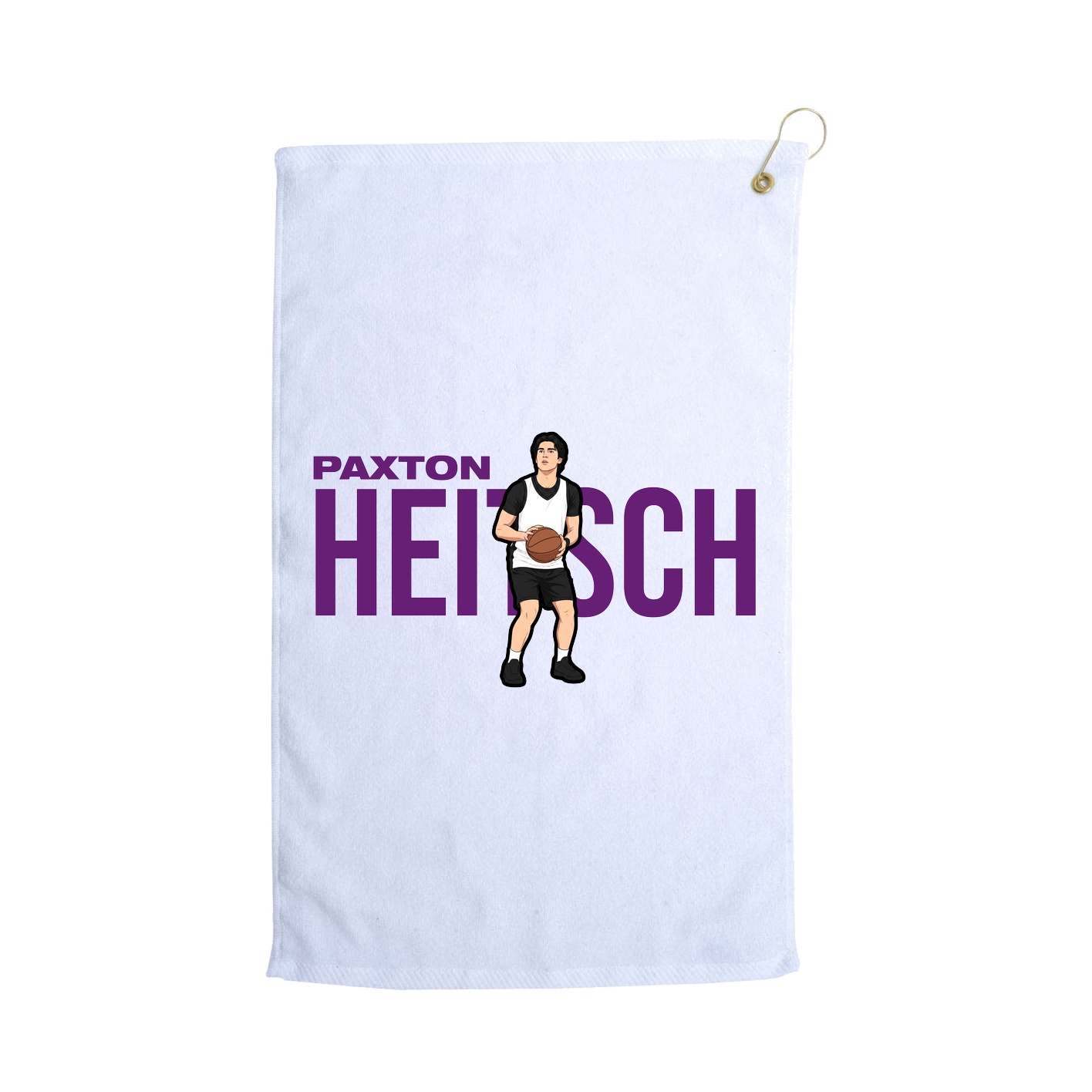 Golf Towel — Player Name in White