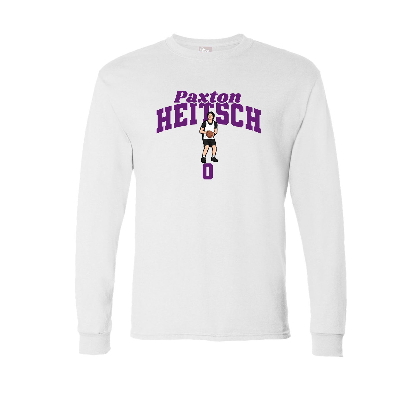 Long Sleeve Tee — Signature Arch in White