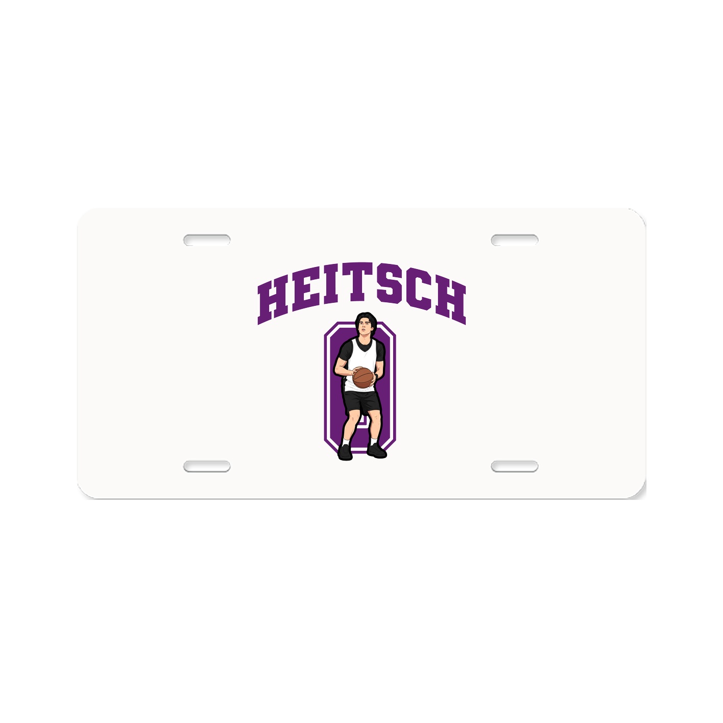 License Plate — Number in Classic