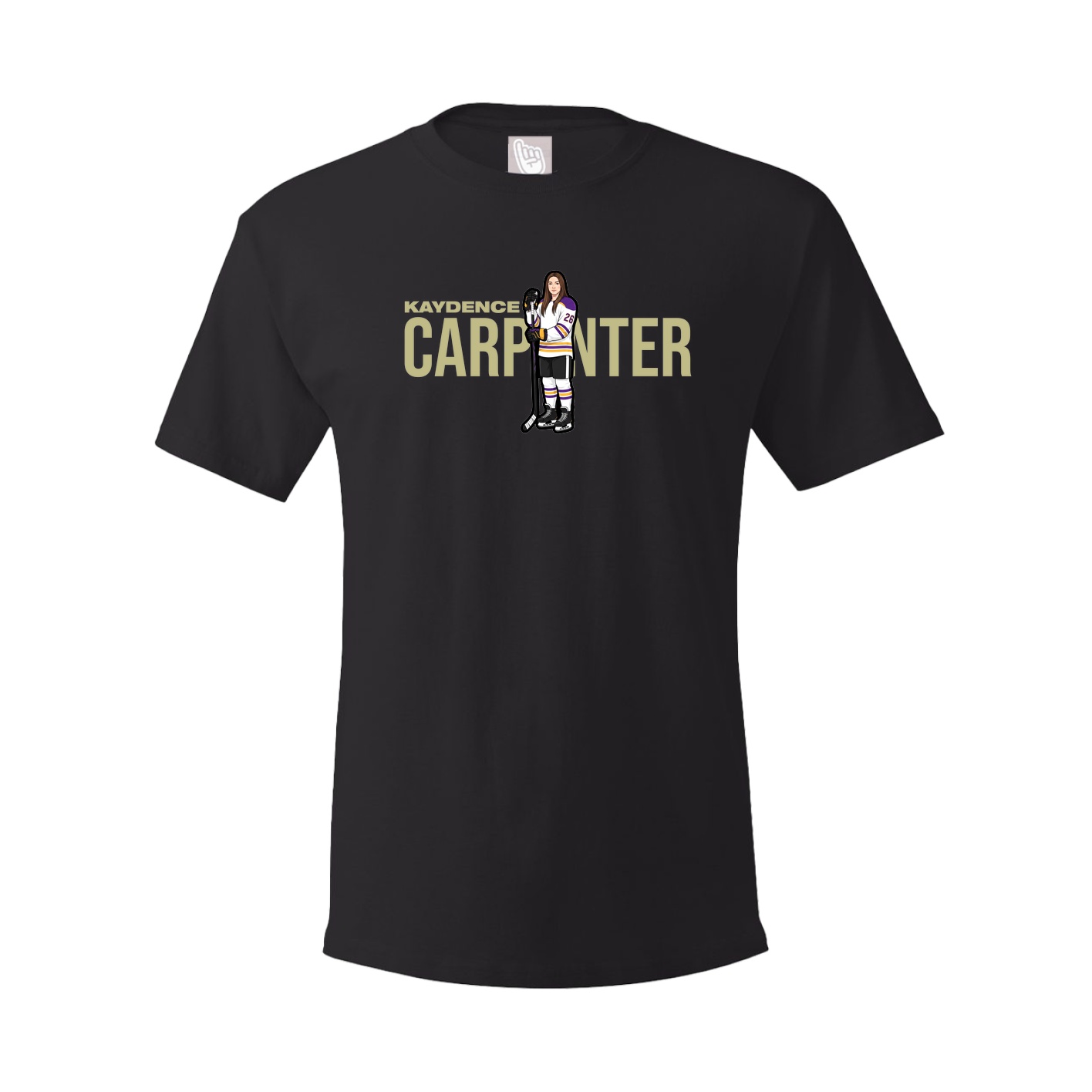 Youth Tee — Player Name in Black