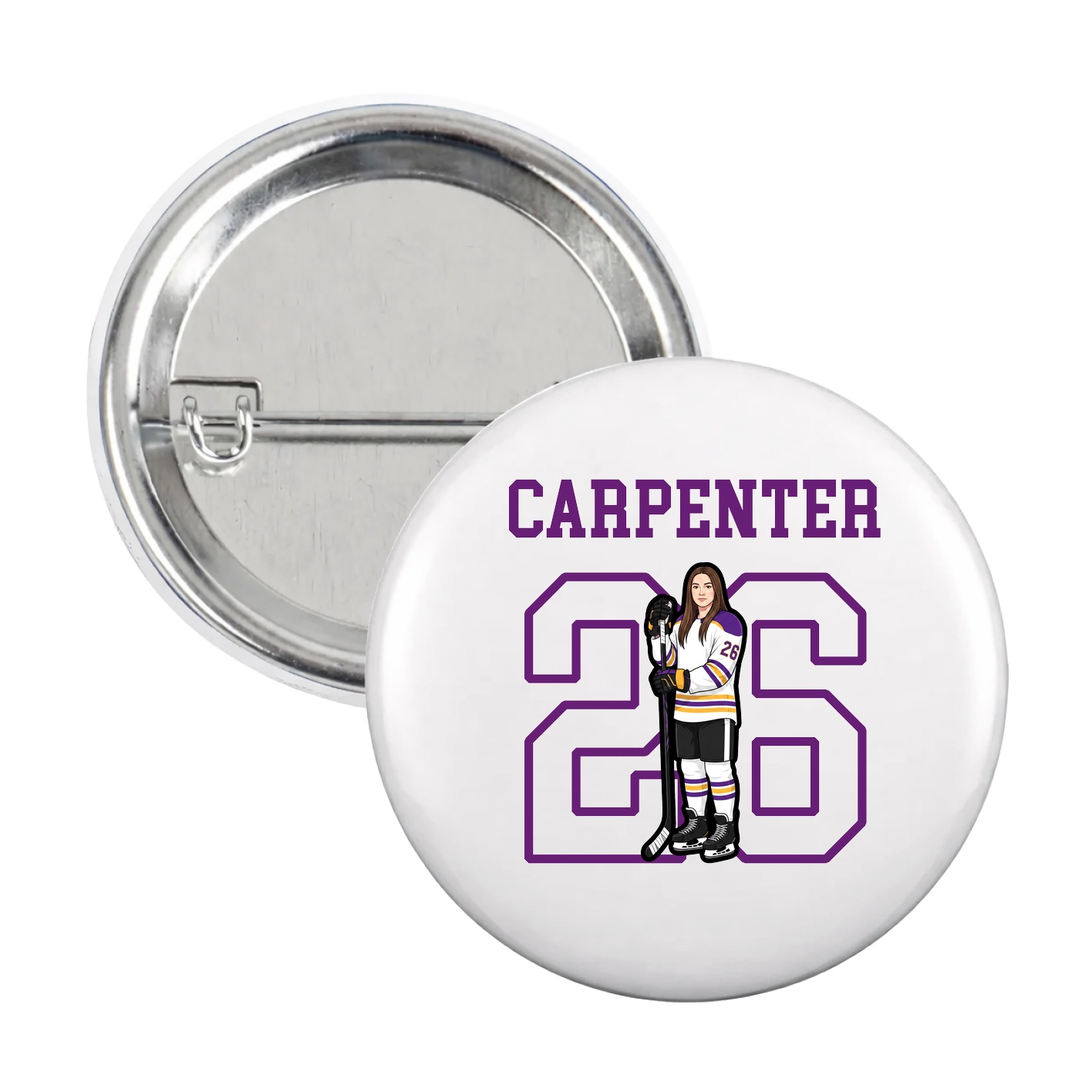 Game Day Button — Shirsey in White