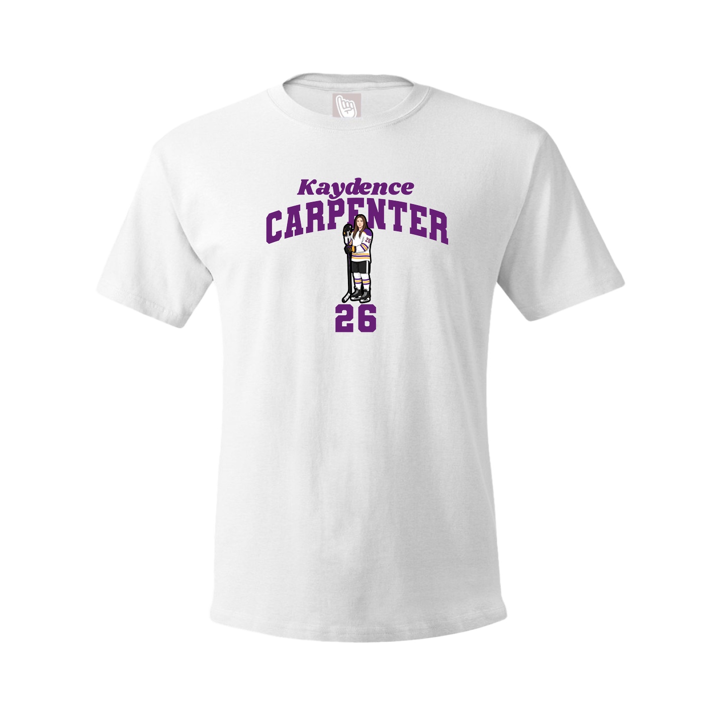 Youth Tee — Signature Arch in White