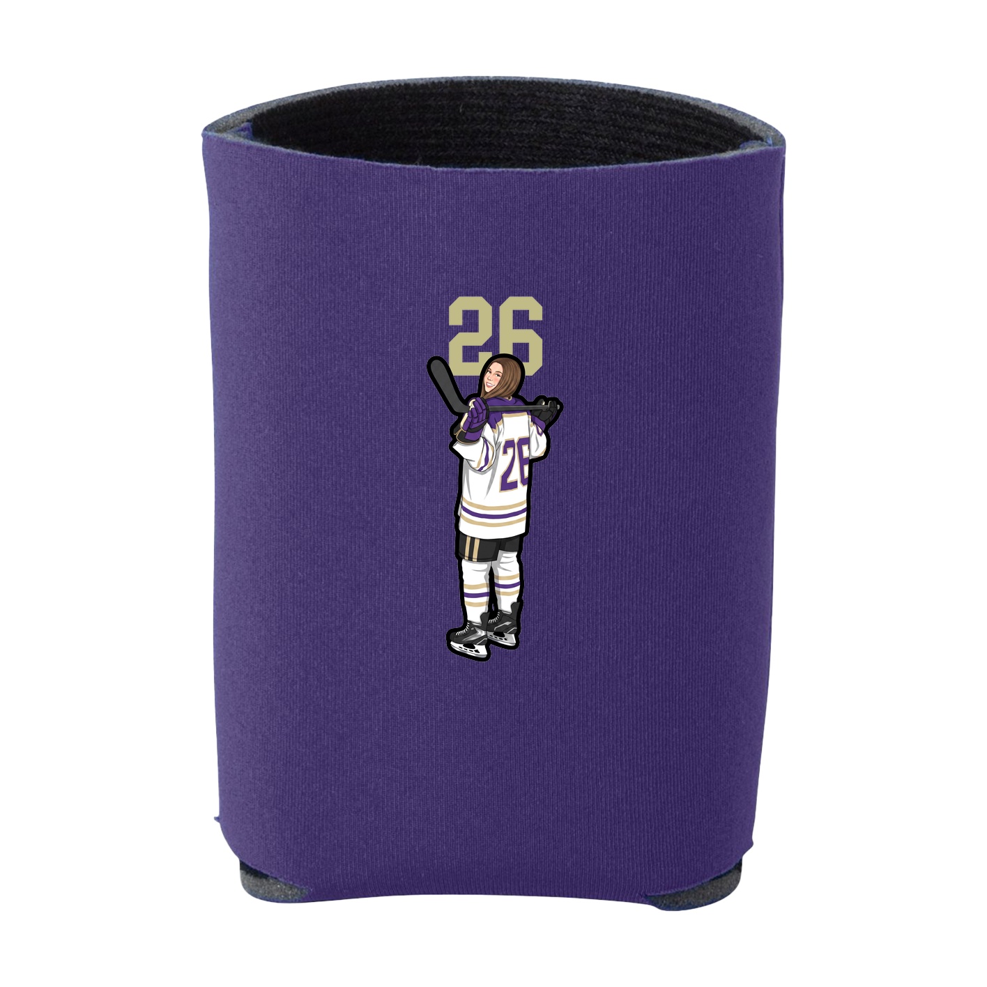 Can Holder — Number Top in Purple