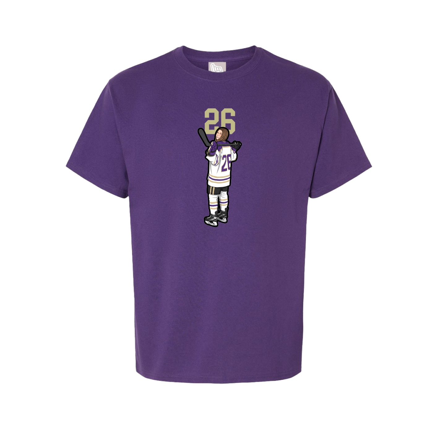 Tee — Number Top in Purple