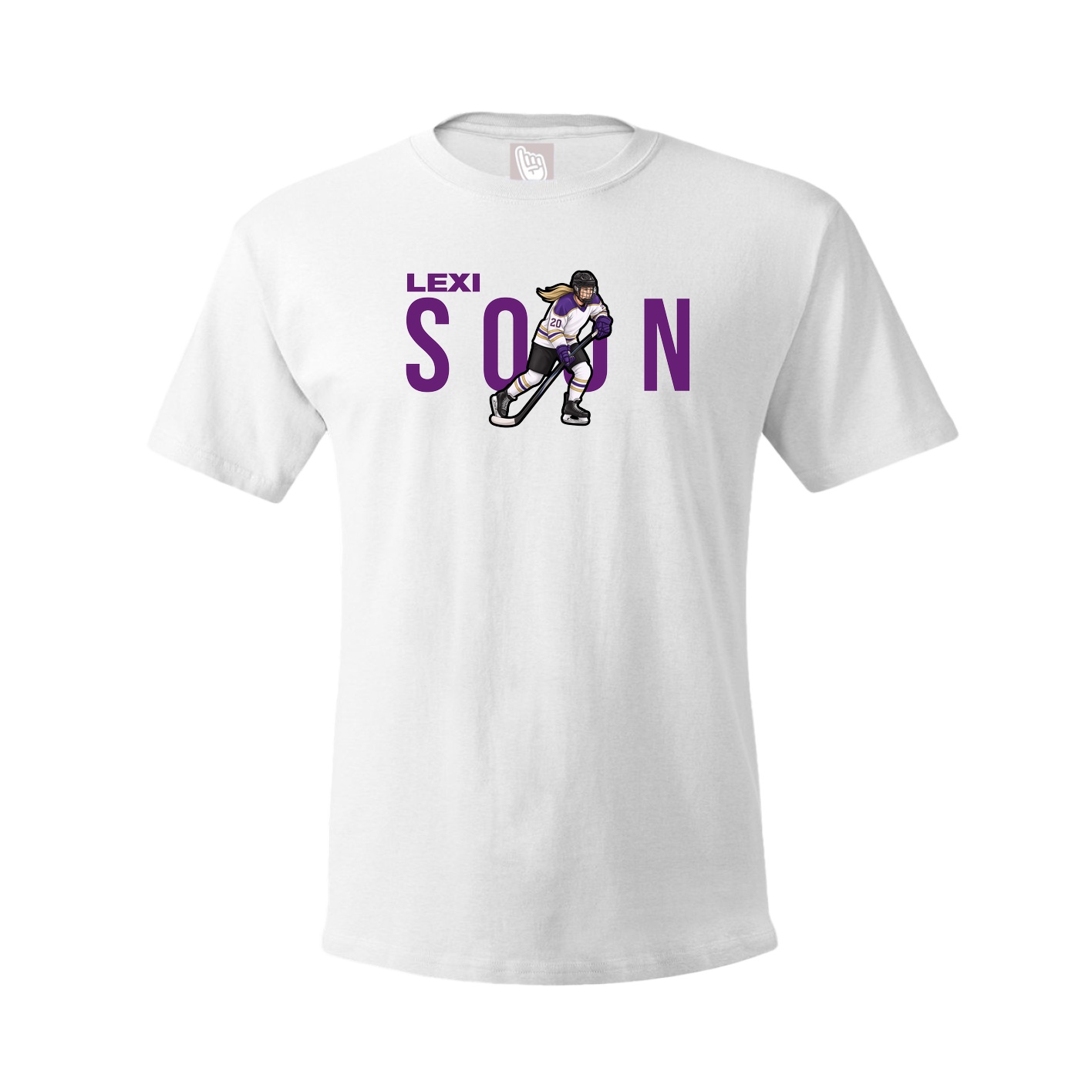 Youth Tee — Player Name in White