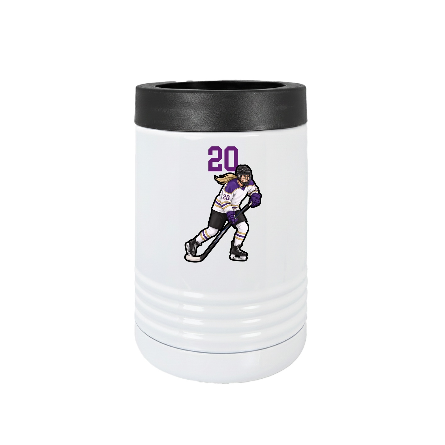 Beverage Holder — Number Top in White