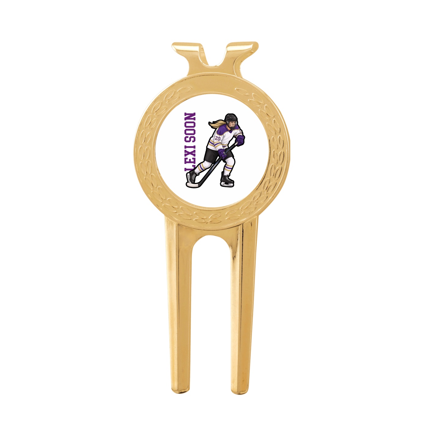 Divot Tool with Ball Marker — Name Vertical in Classic