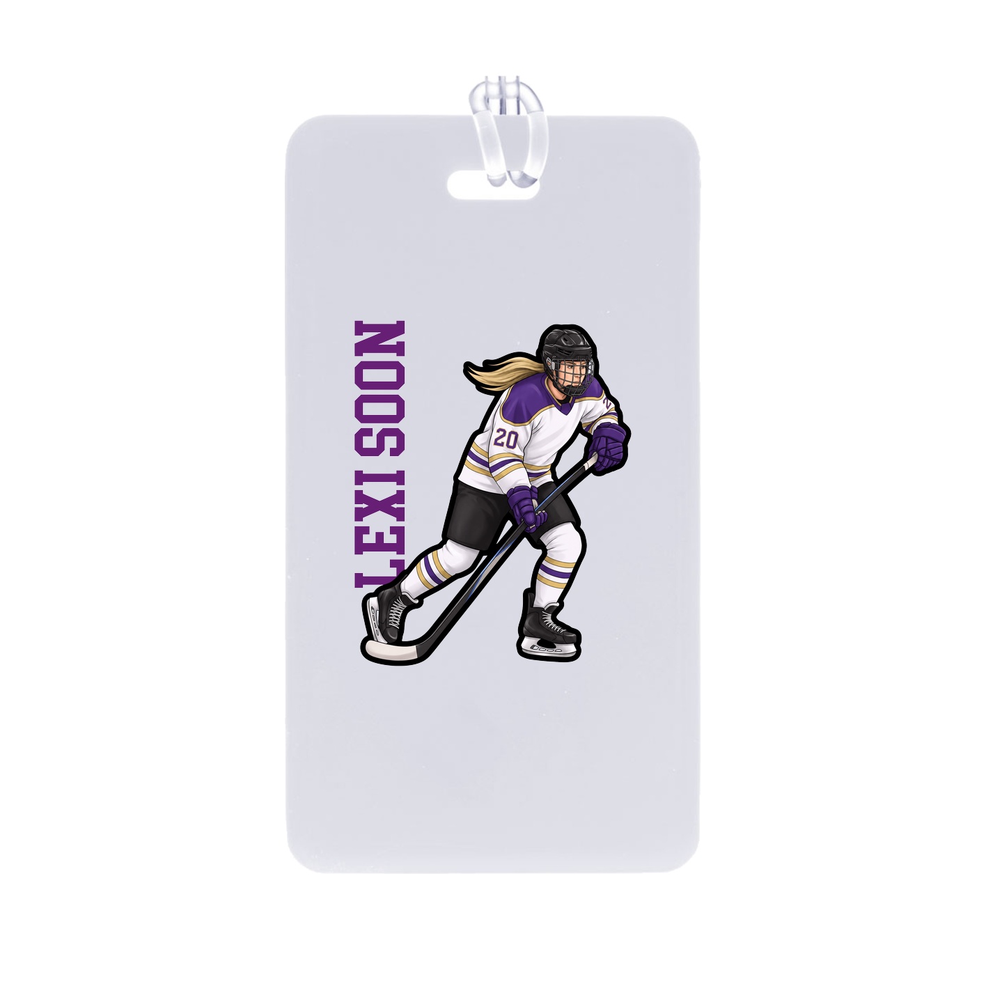 Bag Tag — Name Vertical in Classic