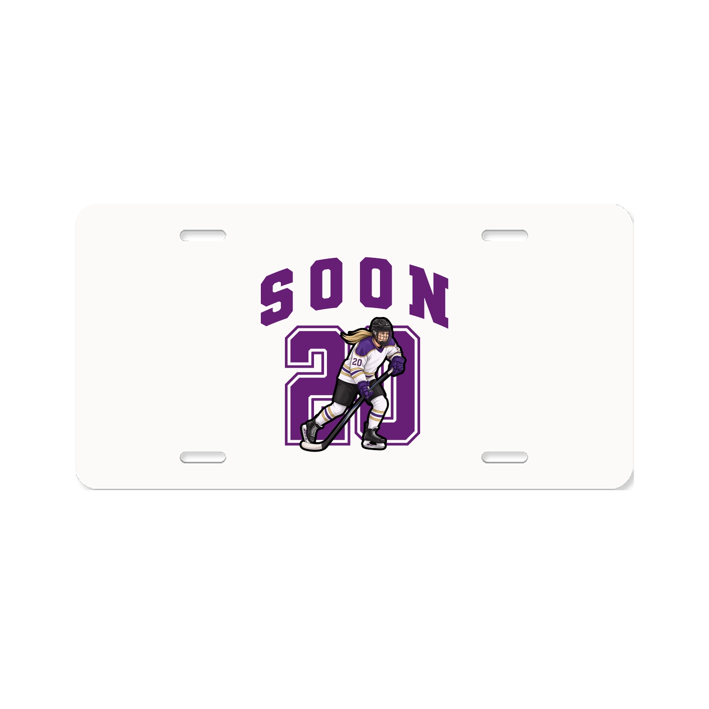 License Plate — Number in Classic