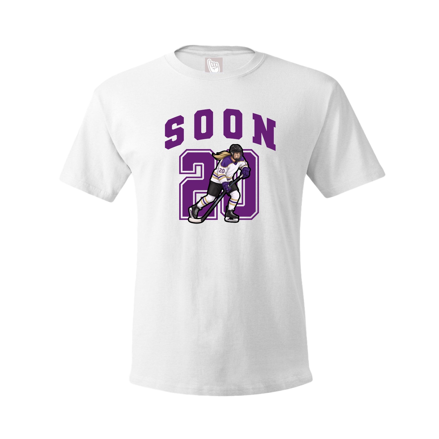 Tee — Number in White