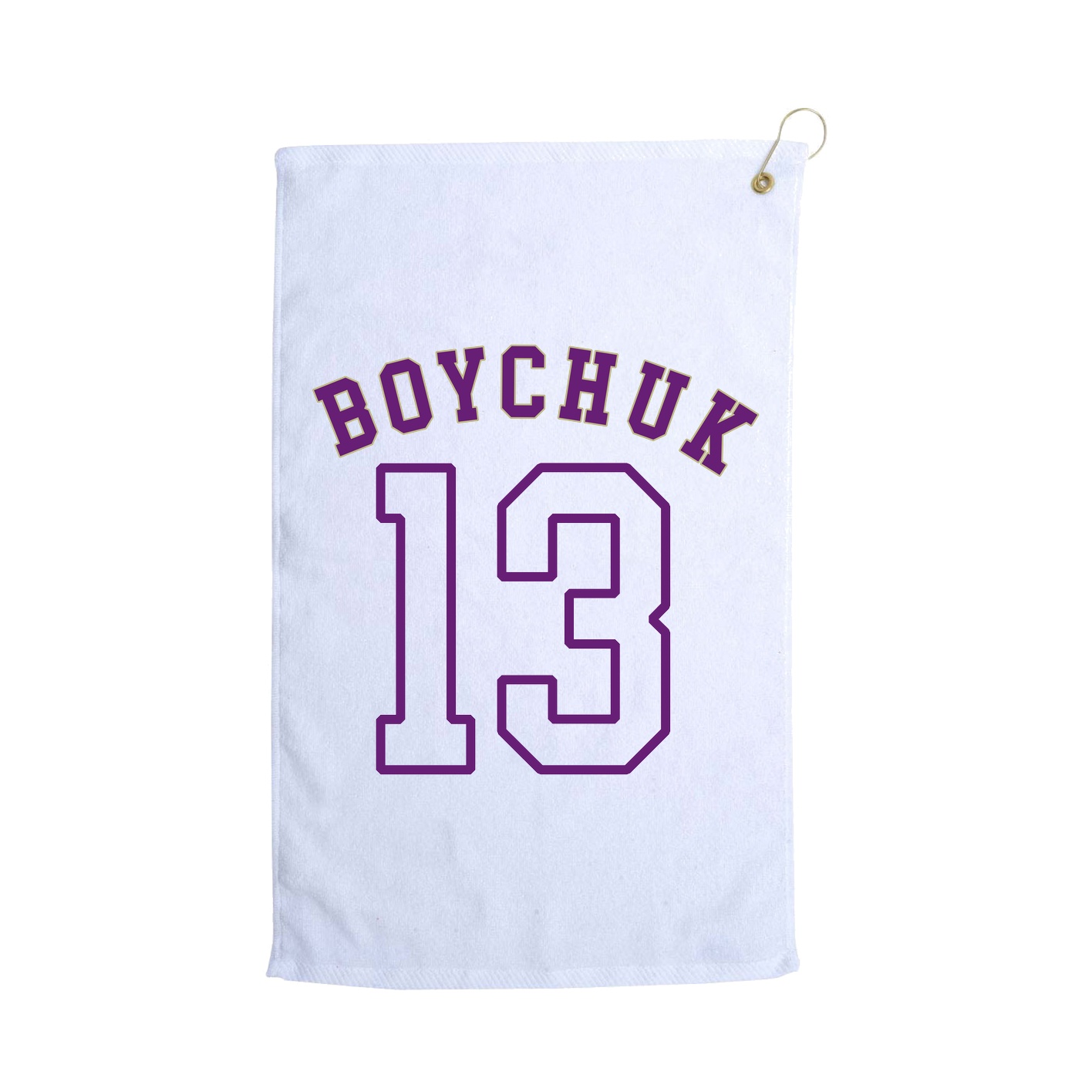 Golf Towel — Shirsey Arch in White