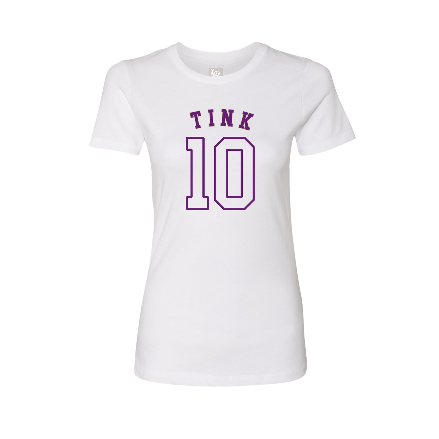 Fitted Women's Tee — Shirsey Arch in White