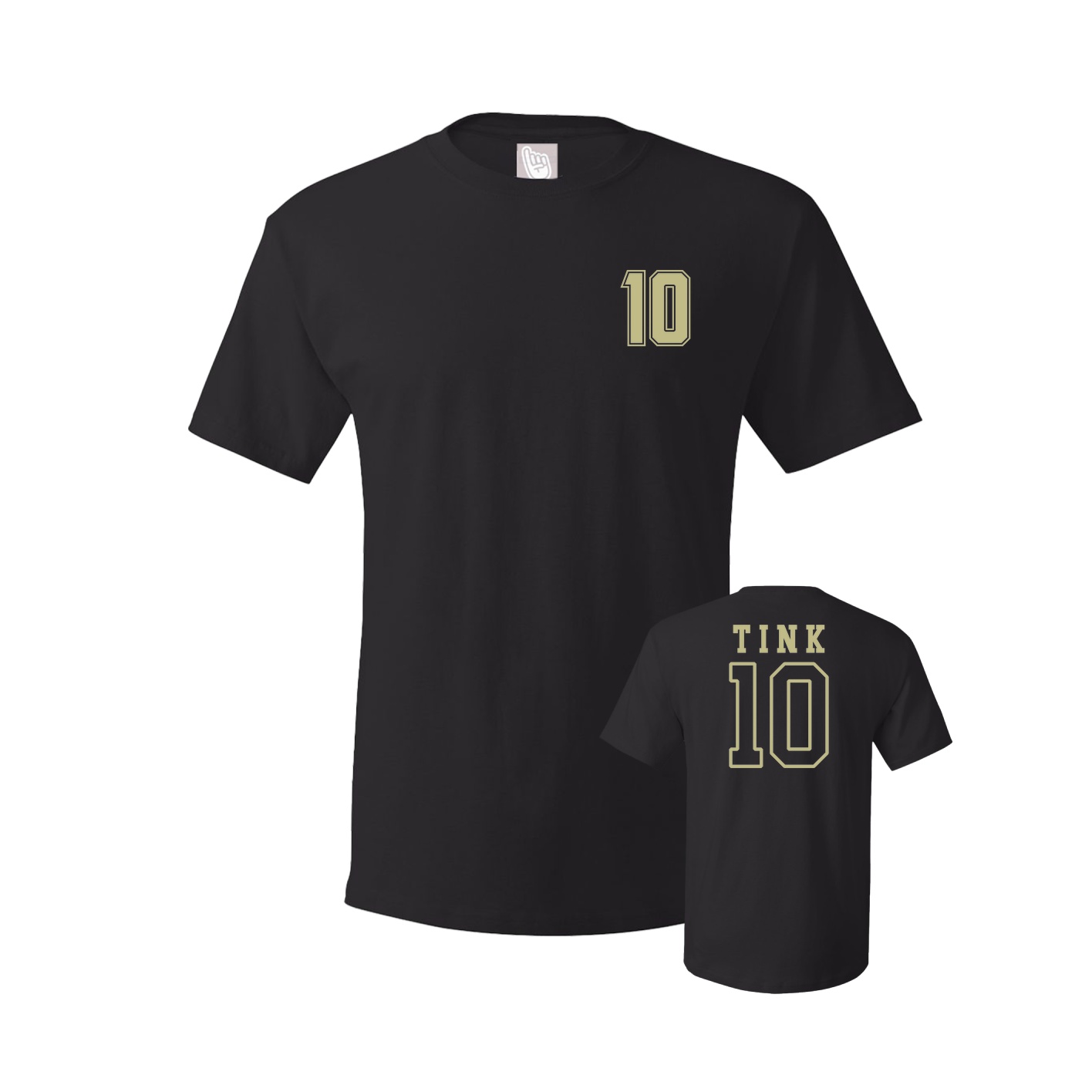Youth Tee — Chest Back in Black