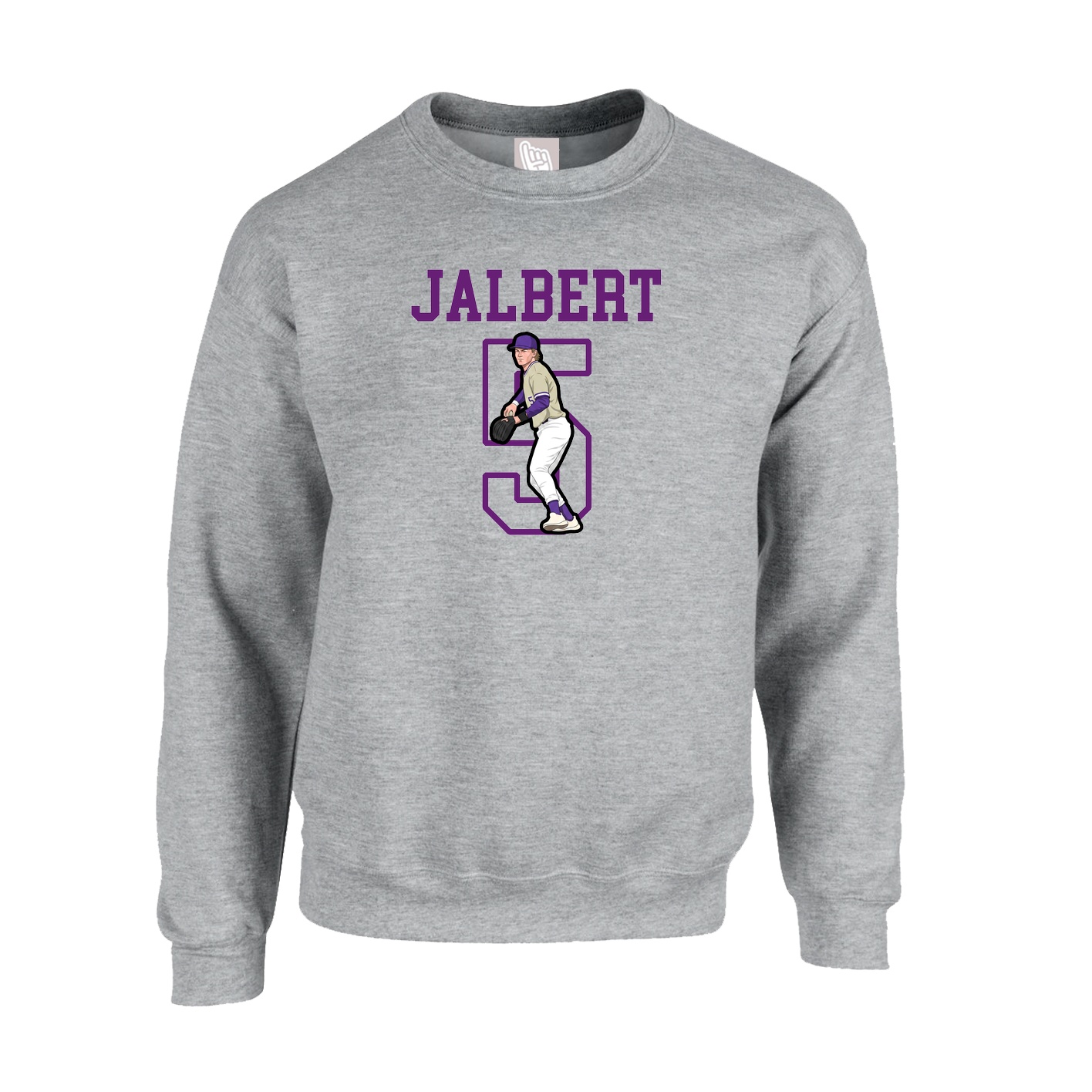 Fleece Crew — Shirsey in Grey