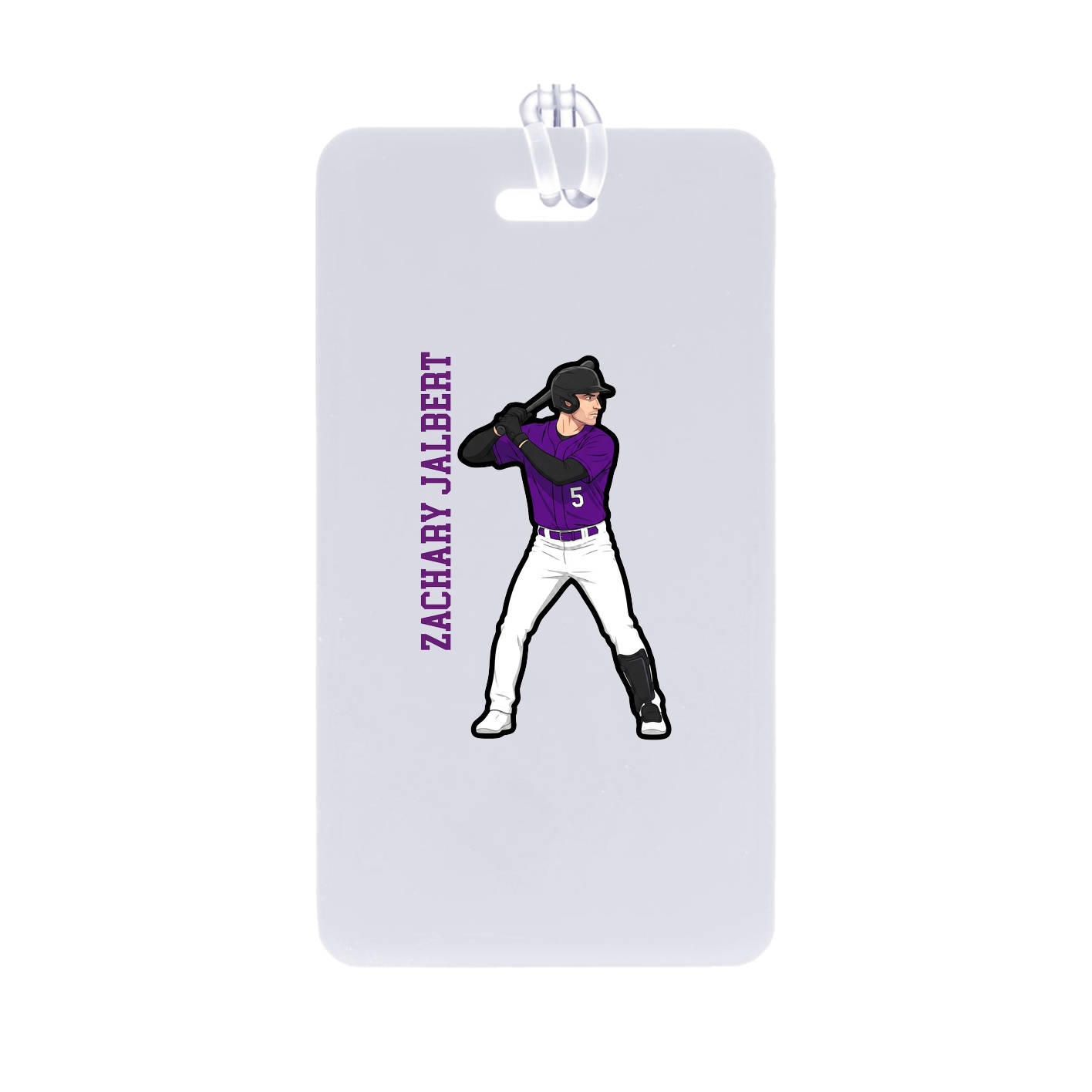 Bag Tag — Name Vertical in Classic