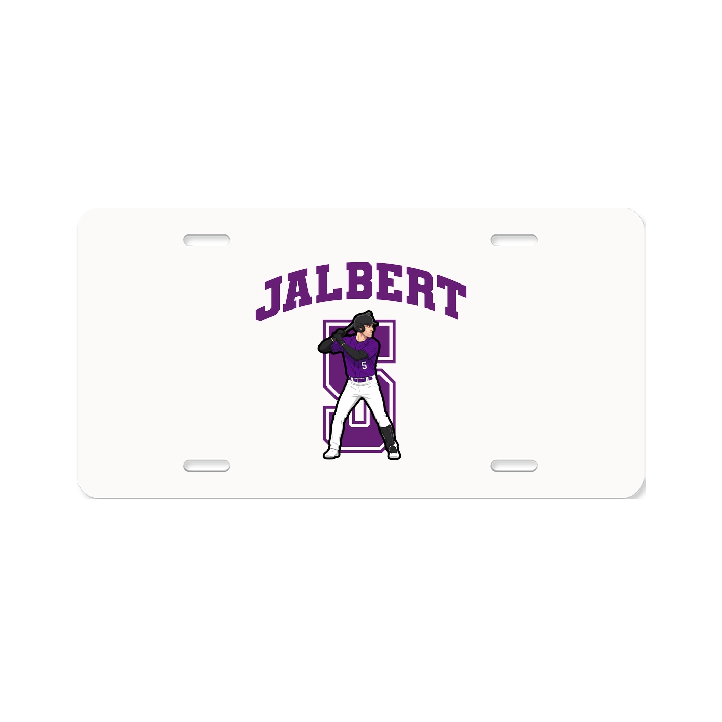 License Plate — Number in Classic