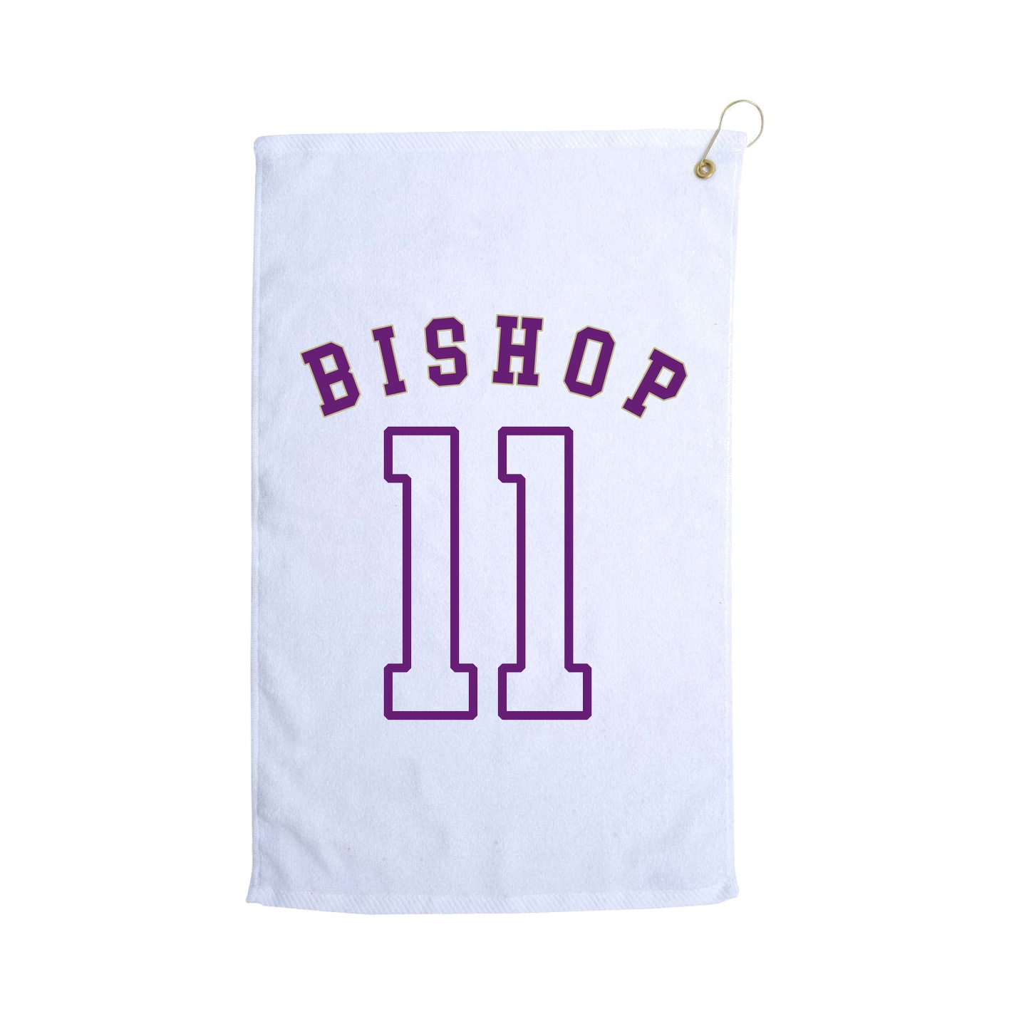Golf Towel — Shirsey Arch in White