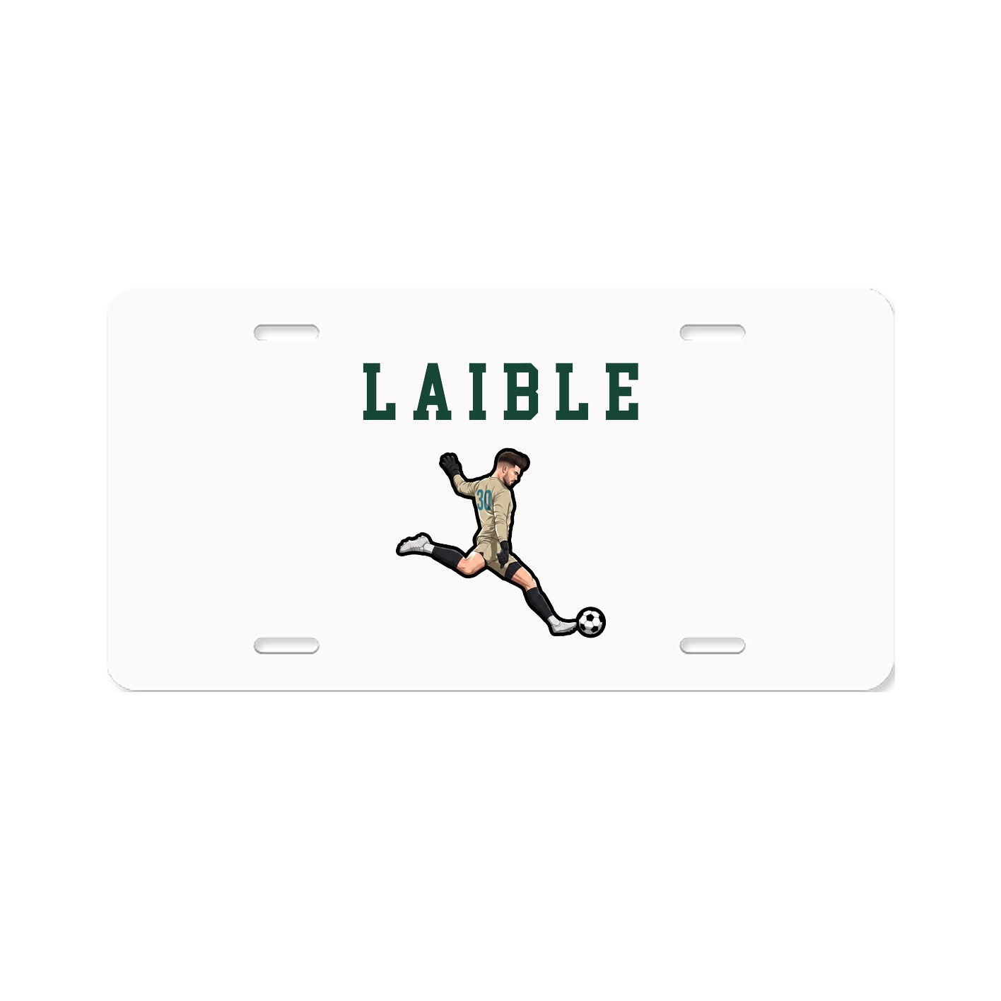 License Plate — Shirsey in Classic