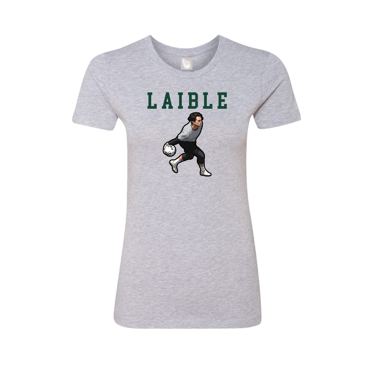 Fitted Women's Tee — Shirsey in Grey