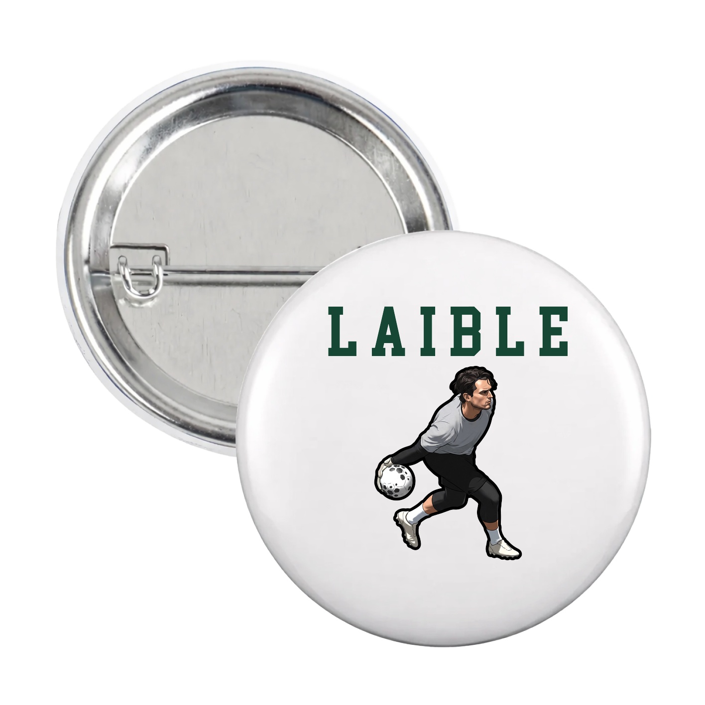 Game Day Button — Shirsey in White