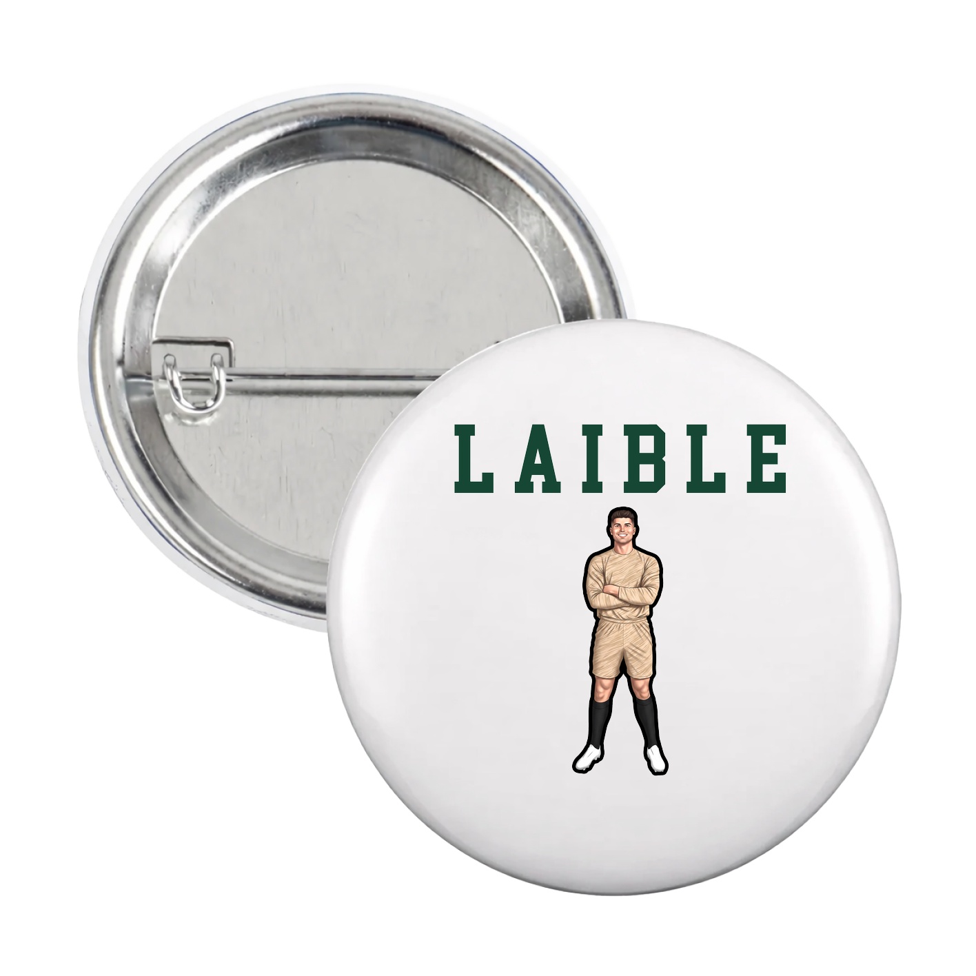 Game Day Button — Shirsey in White
