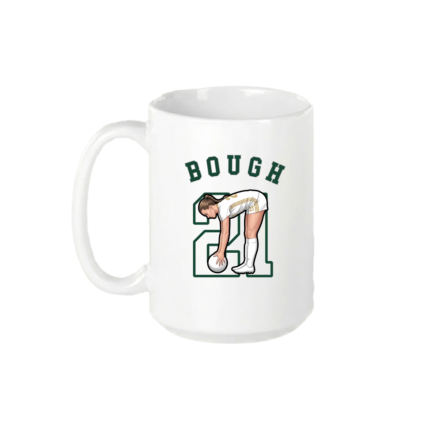 15oz Coffee Mug — Shirsey Arch in White
