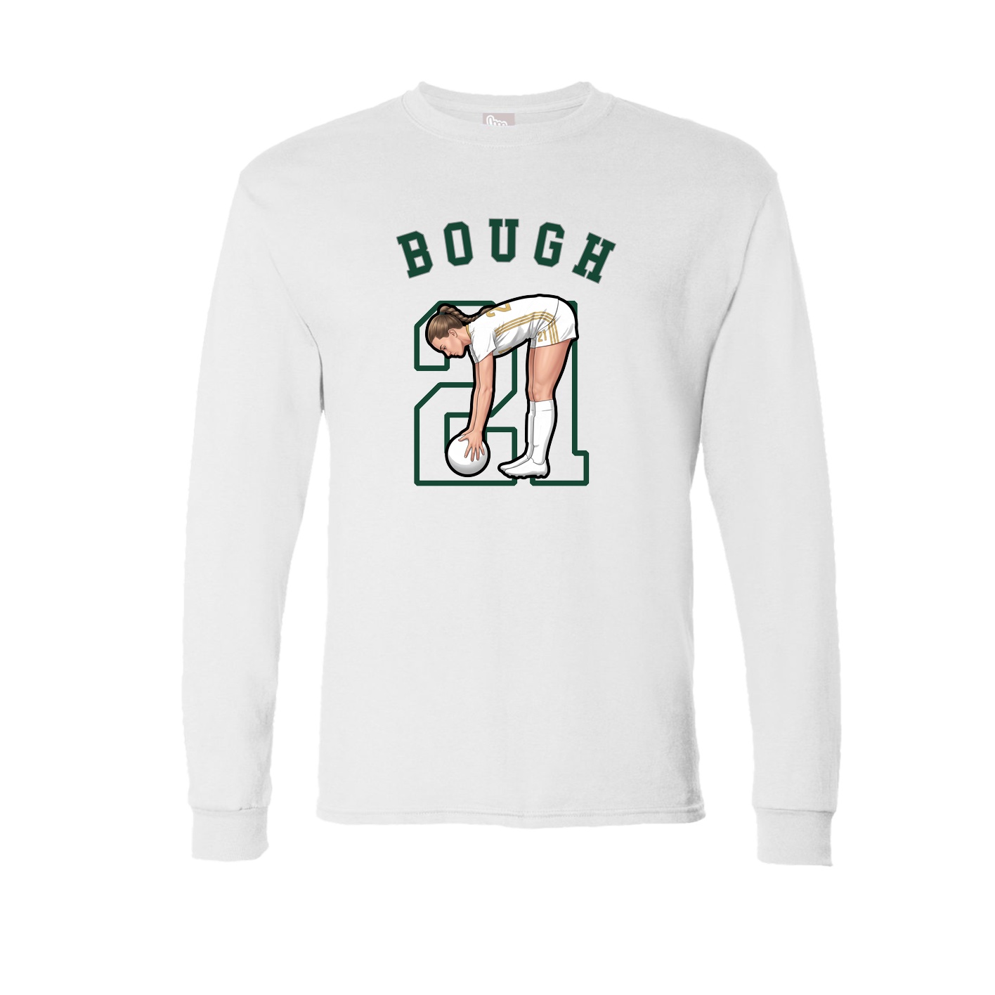Long Sleeve Tee — Shirsey Arch in White