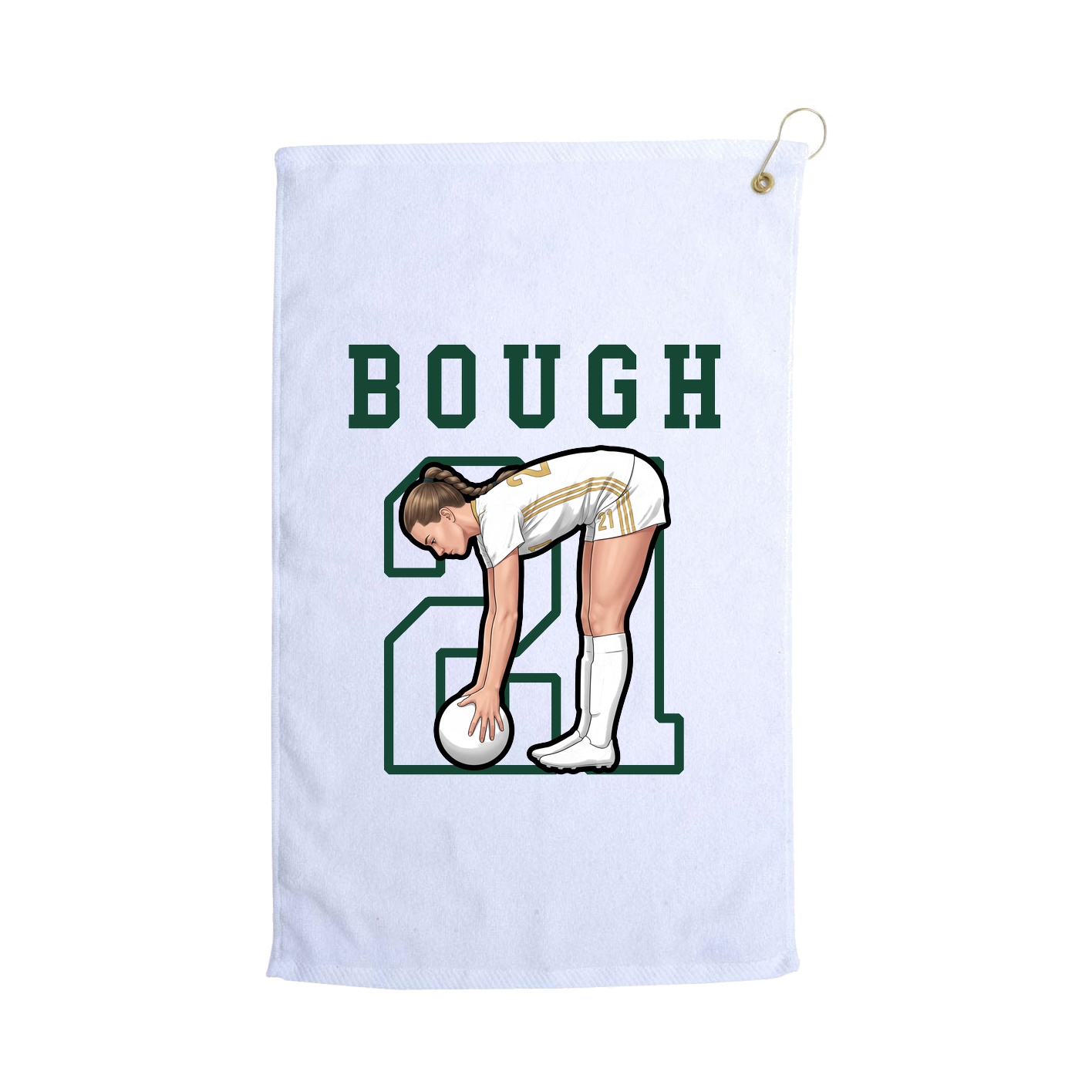 Golf Towel — Shirsey in White