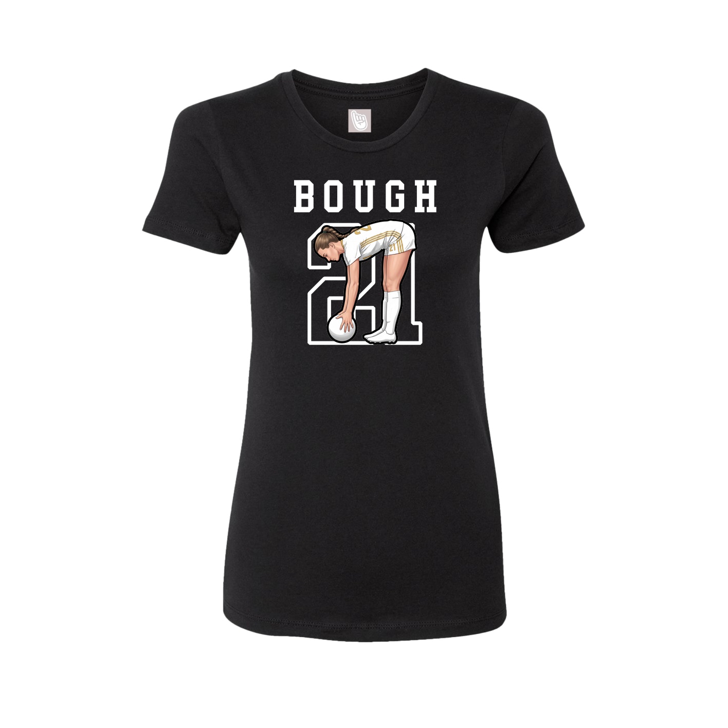 Fitted Women's Tee — Shirsey in Black