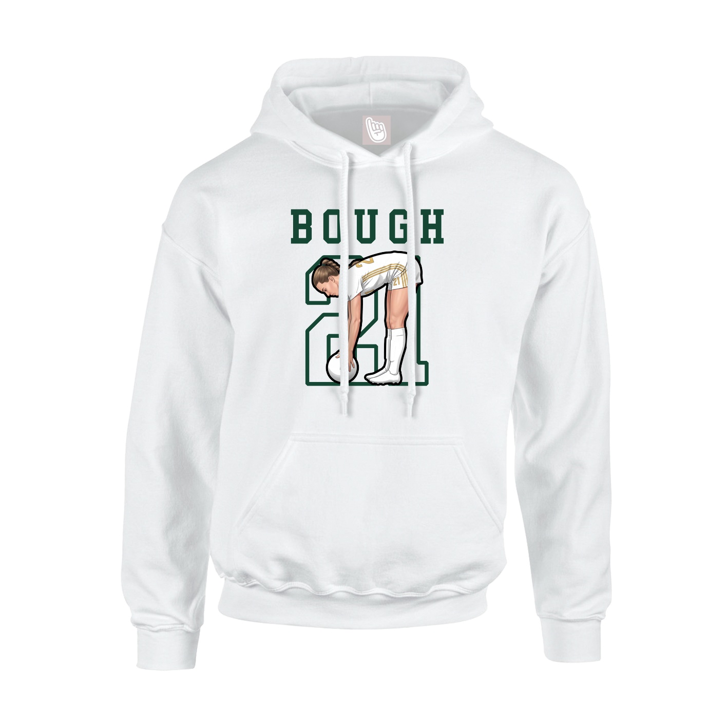 Youth Hoodie — Shirsey in White