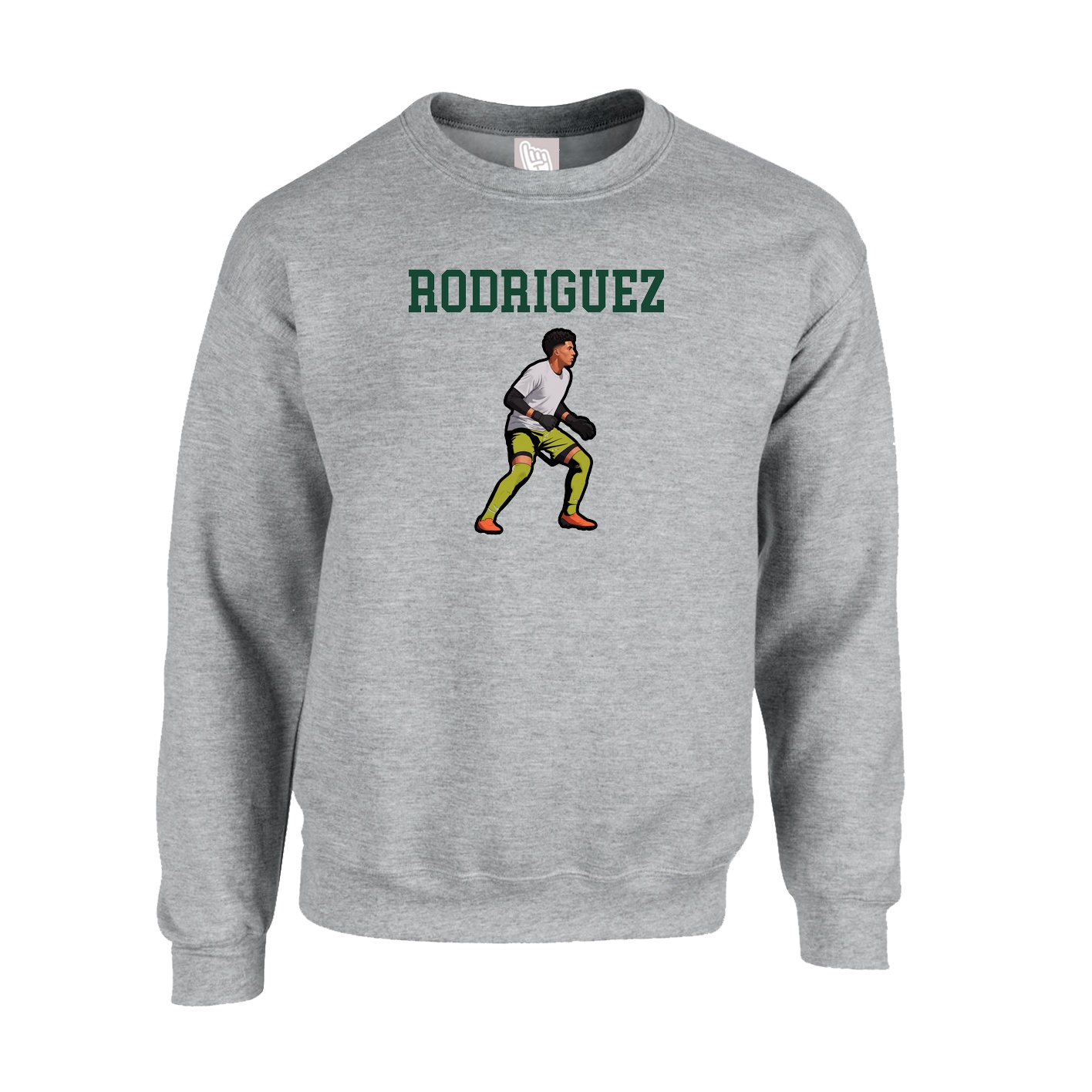 Fleece Crew — Shirsey in Grey