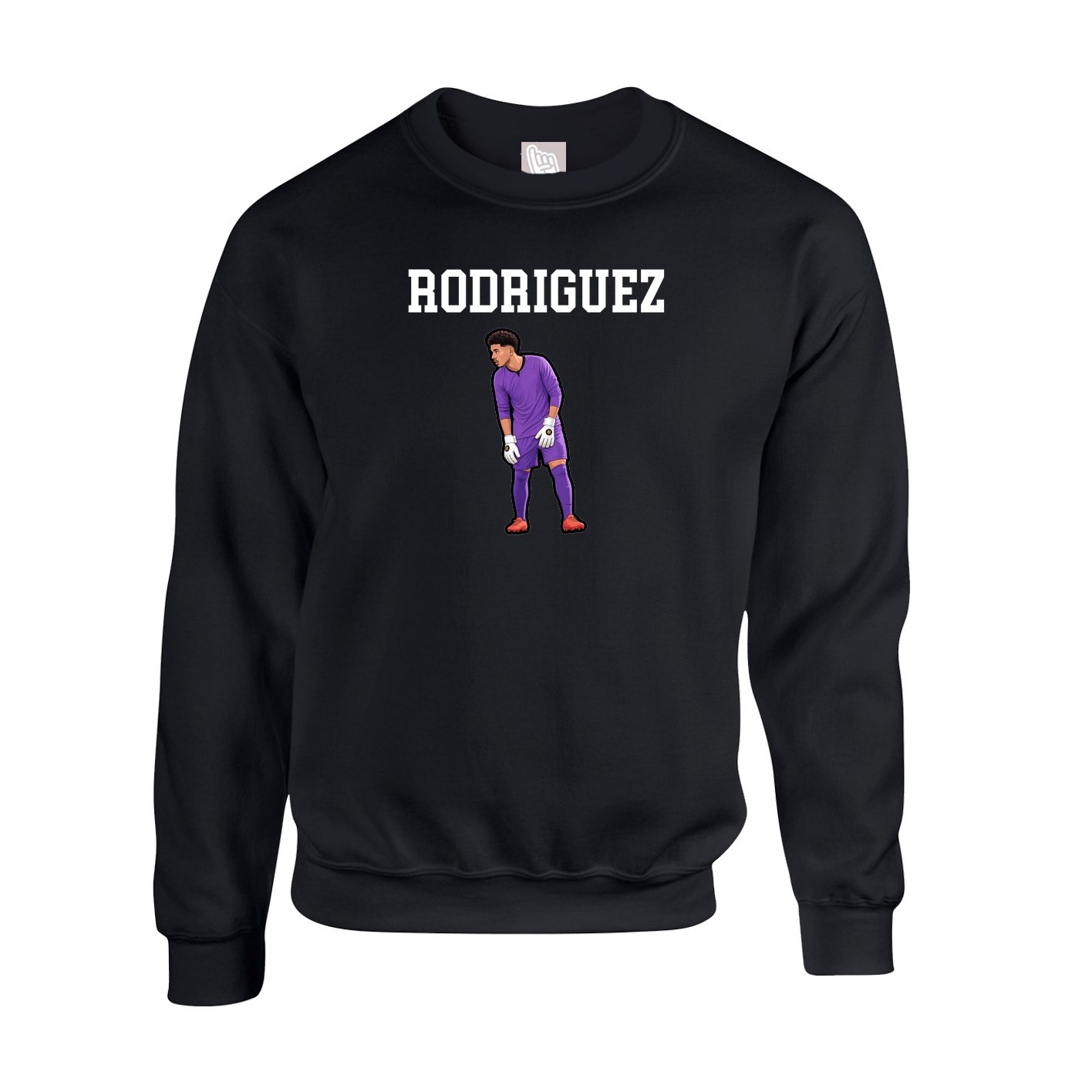 Fleece Crew — Shirsey in Black