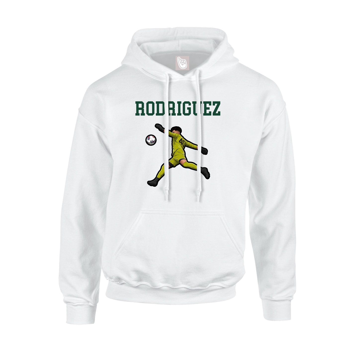 Hoodie — Shirsey in White