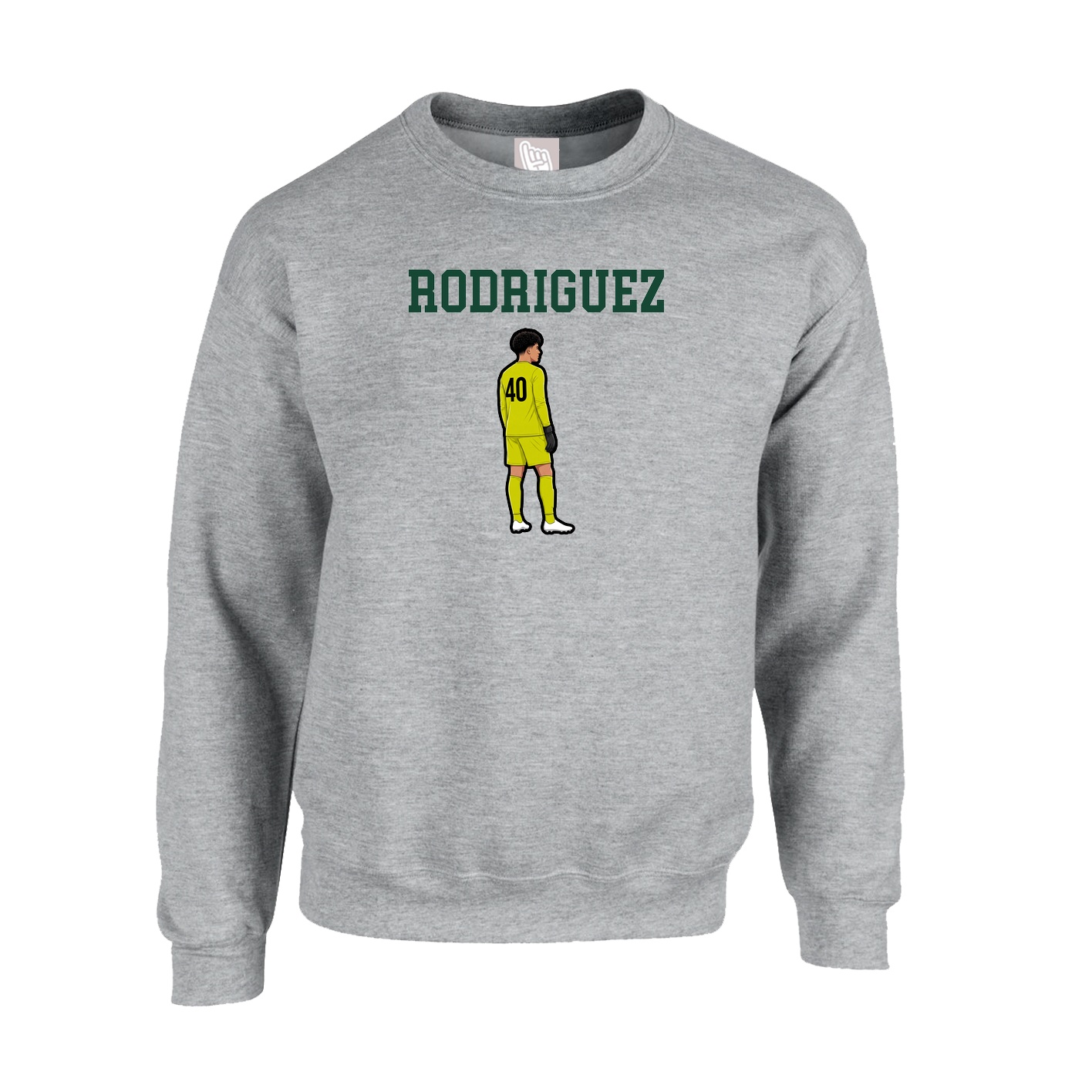 Fleece Crew — Shirsey in Grey