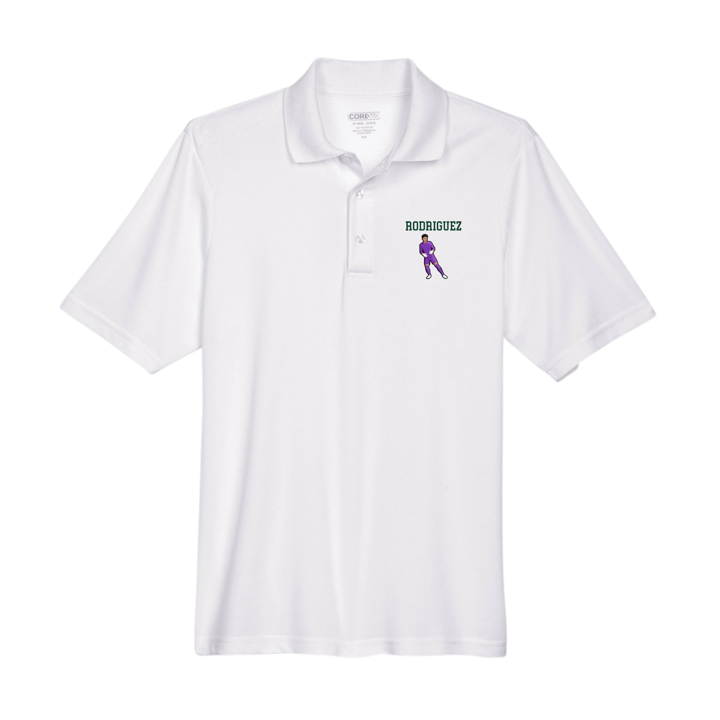 Performance Polo — Shirsey in White