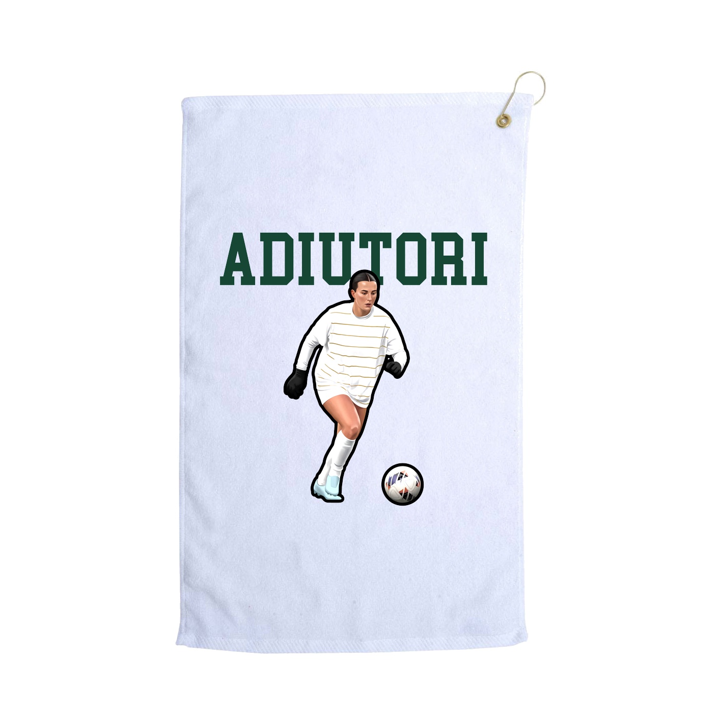 Golf Towel — Shirsey in White