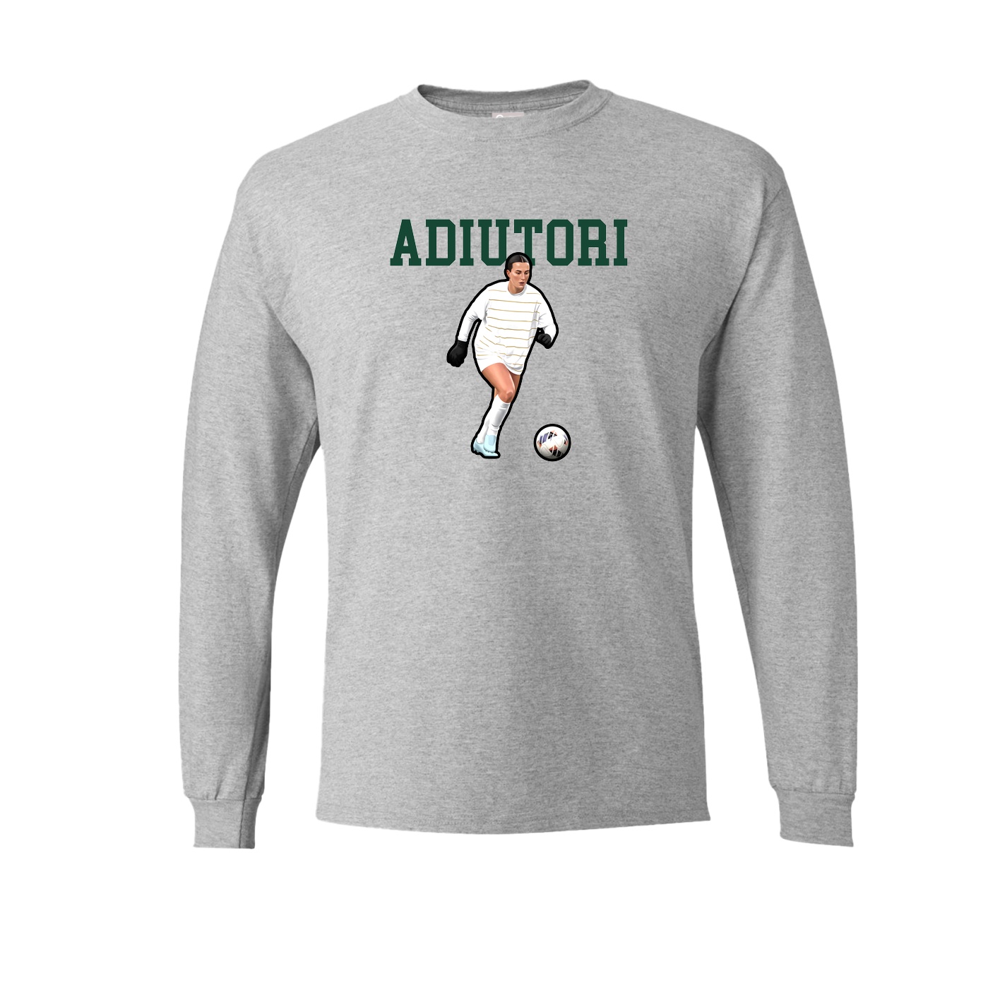 Long Sleeve Tee — Shirsey in Grey