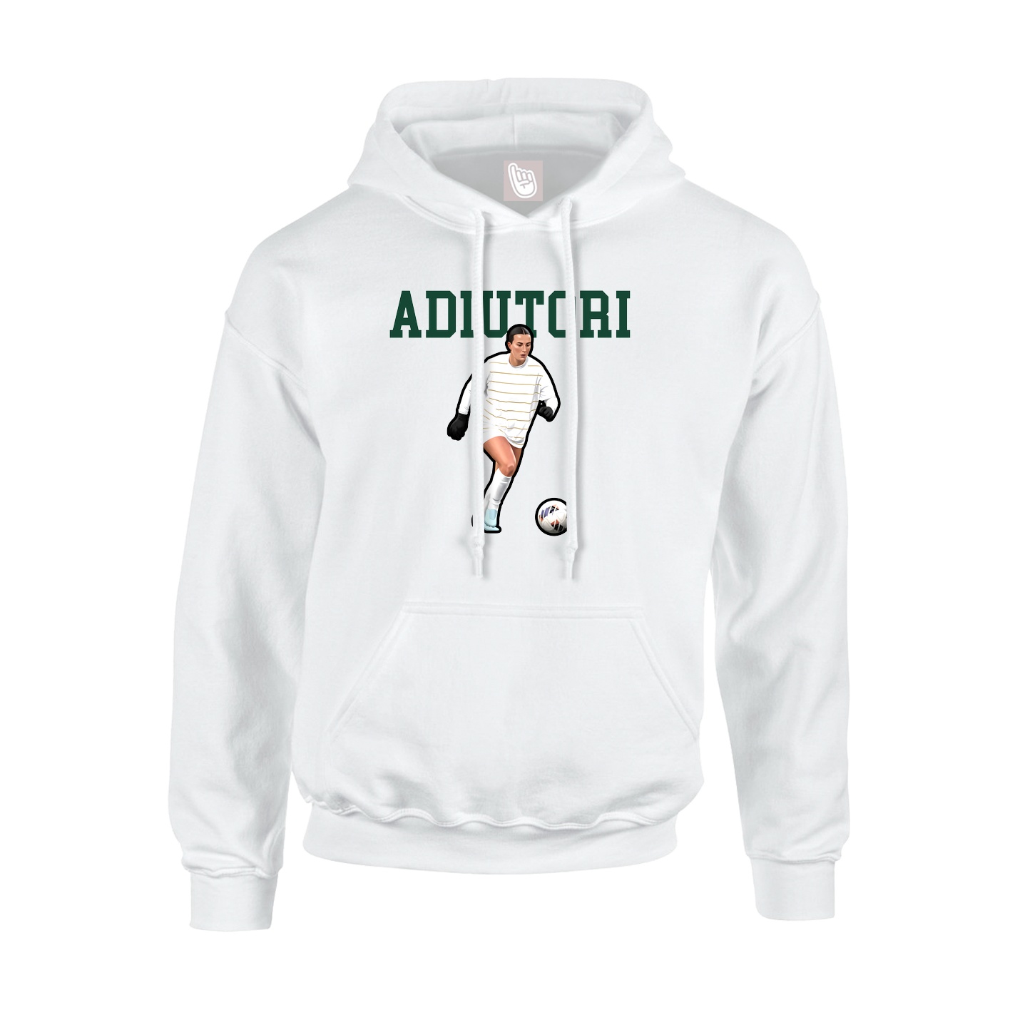 Hoodie — Shirsey in White