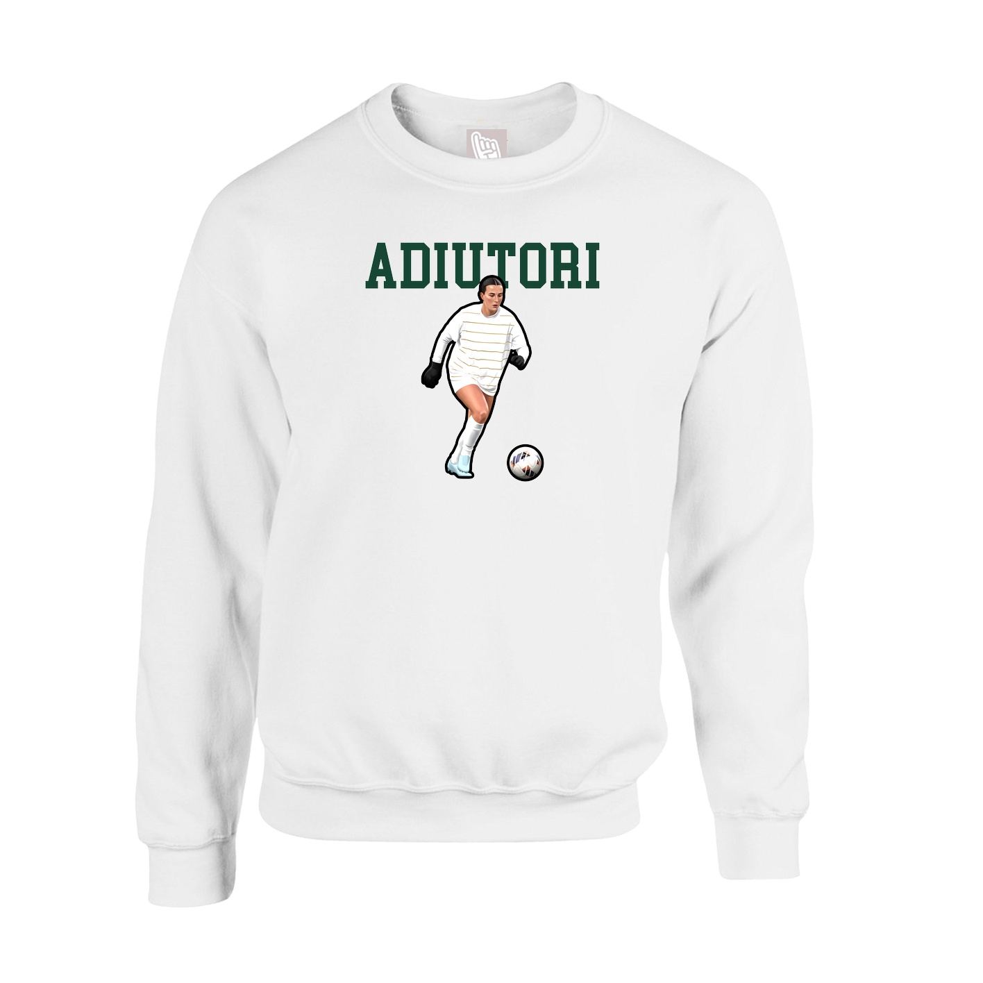 Fleece Crew — Shirsey in White