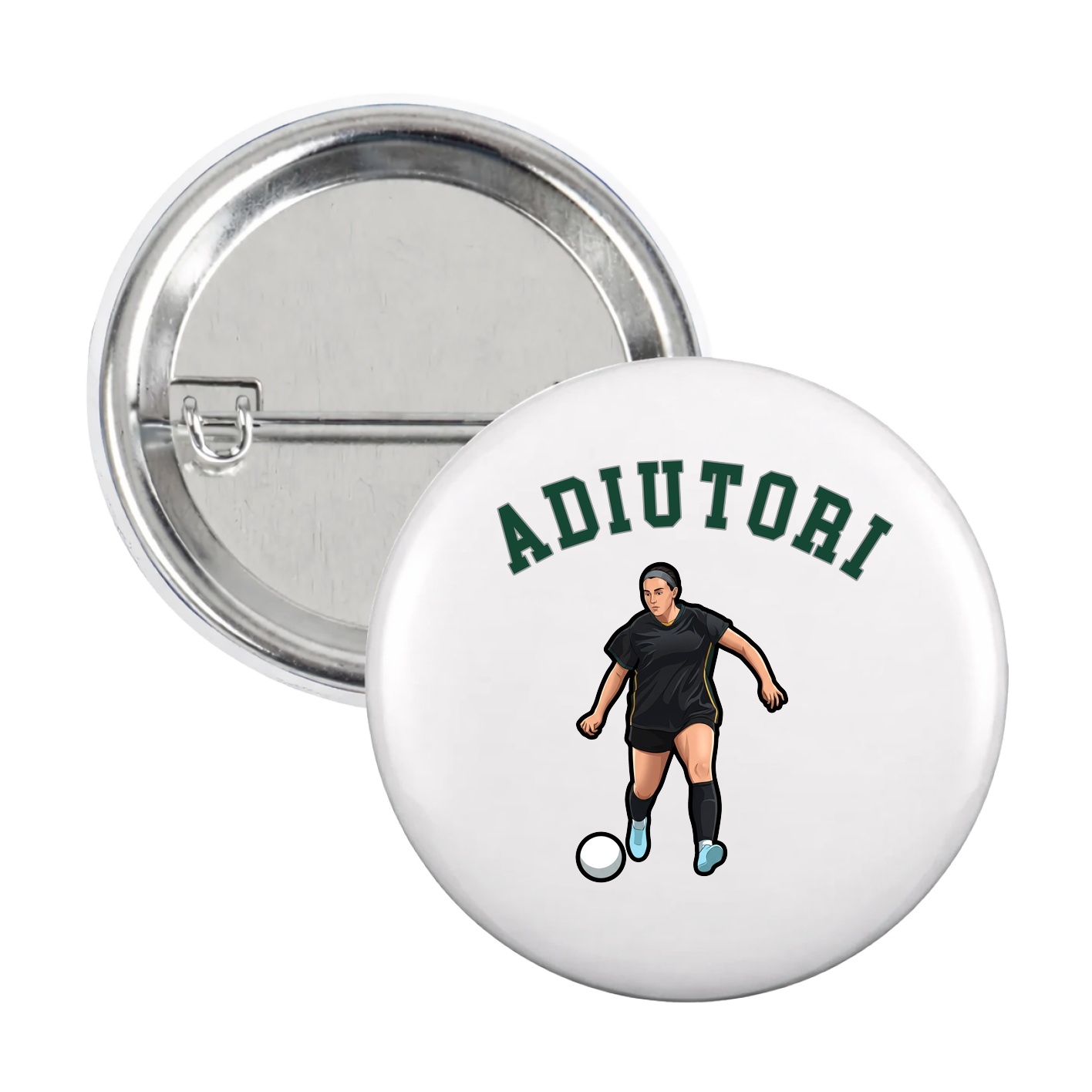 Game Day Button — Shirsey Arch in White
