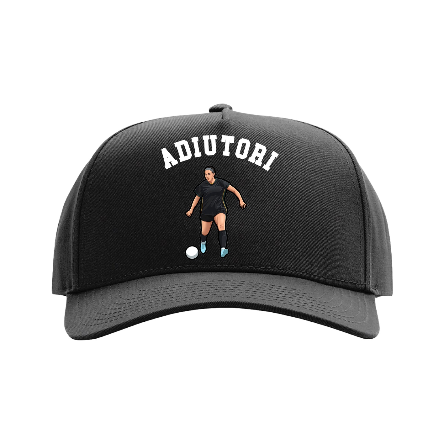 Full Fabric Five-Panel Champ Cap