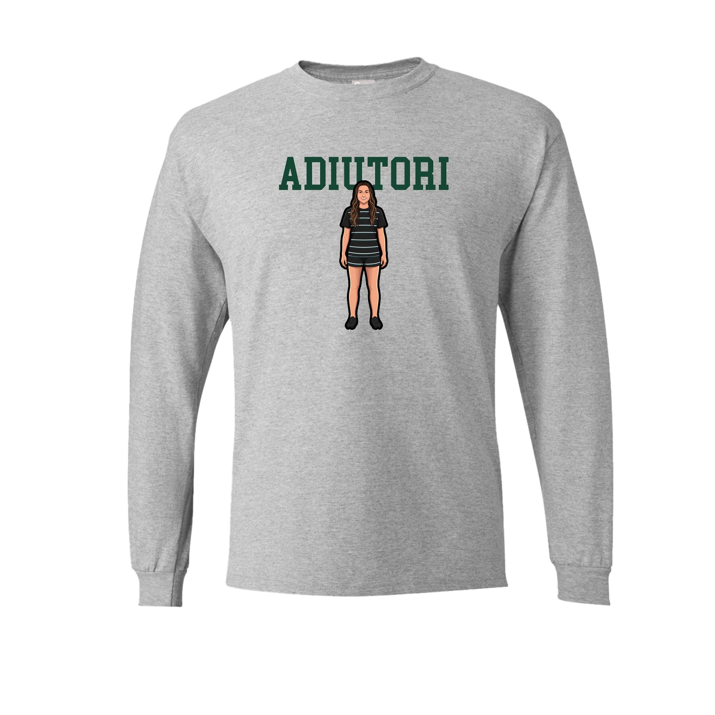 Long Sleeve Tee — Shirsey in Grey