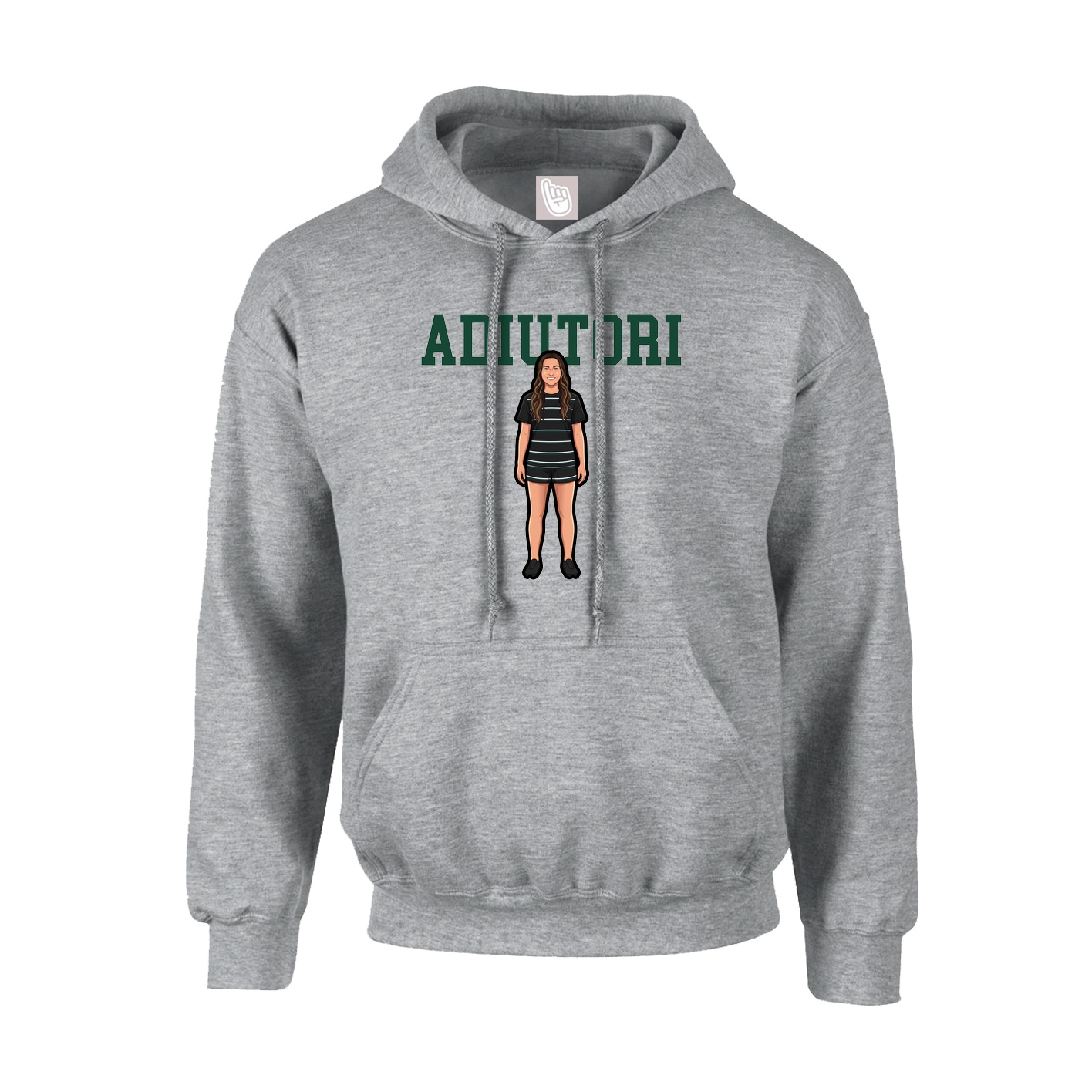 Hoodie — Shirsey in Grey